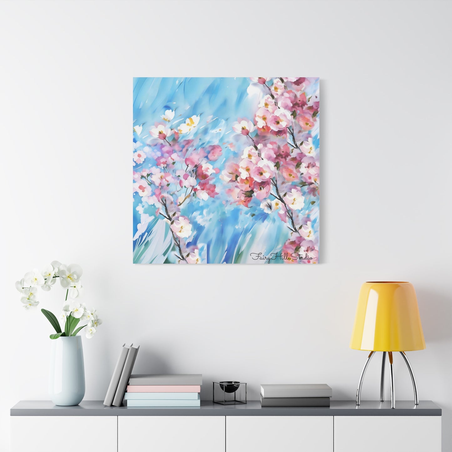 Canvas Wall Art - Floral Cherry Blossom