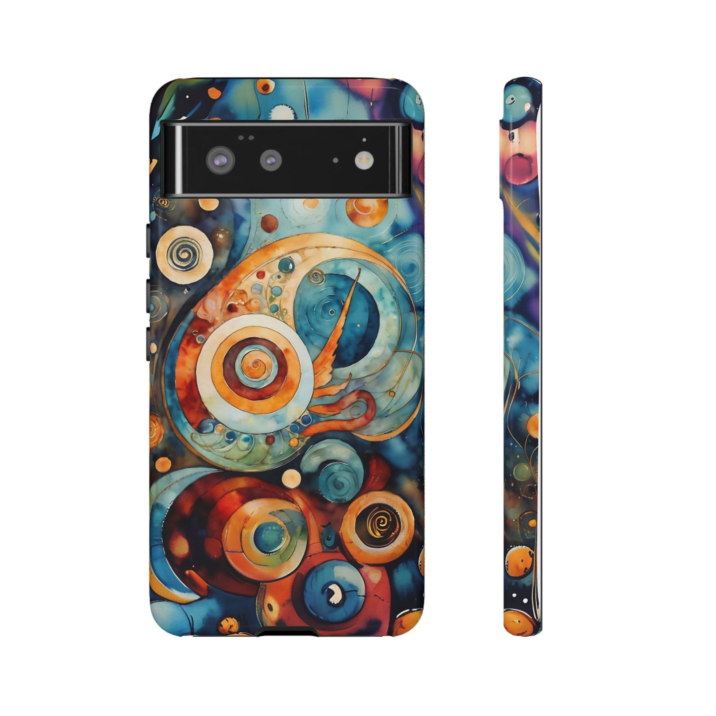 Phone Cases - Beautiful Abstract Circular Art Design