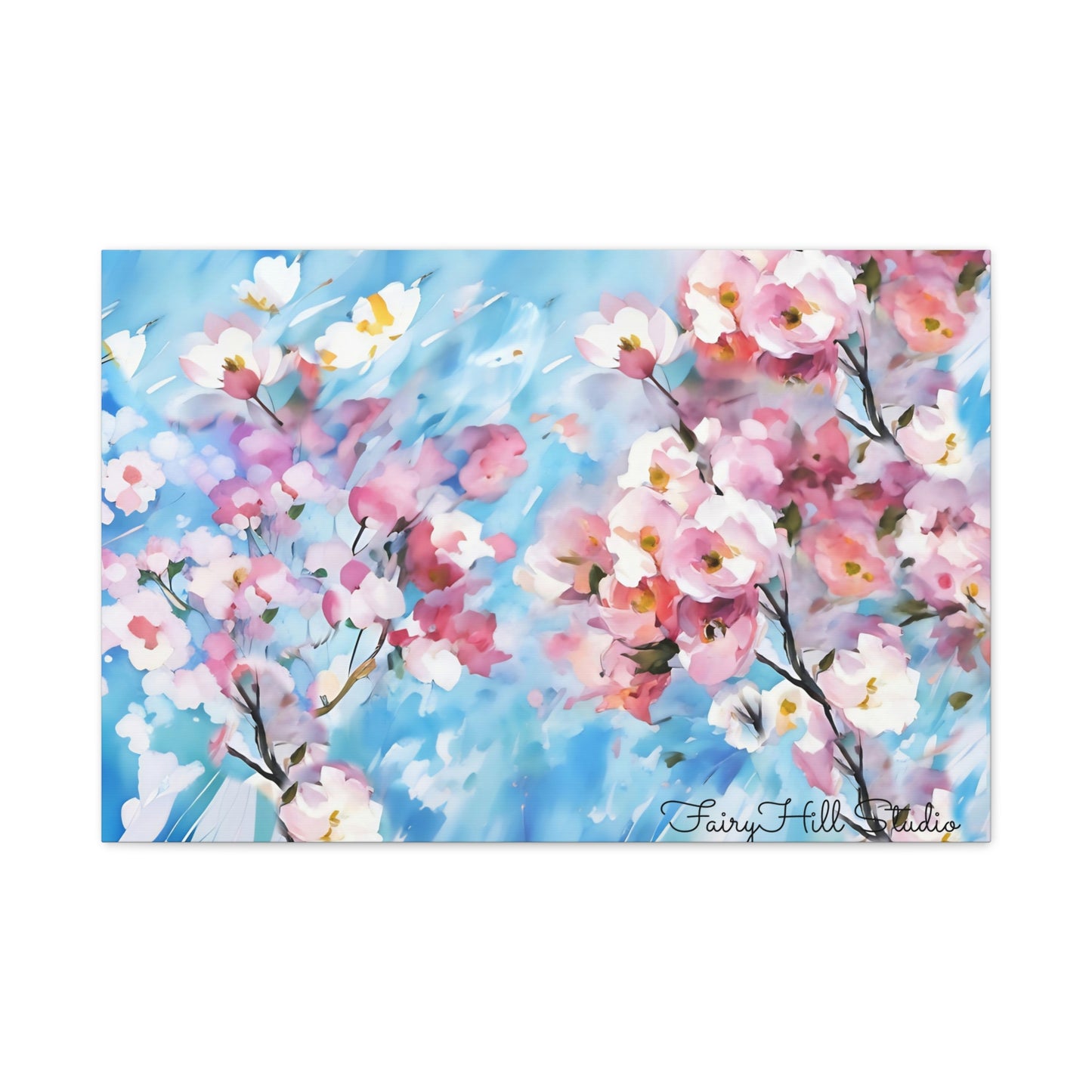 Canvas Wall Art - Floral Cherry Blossom