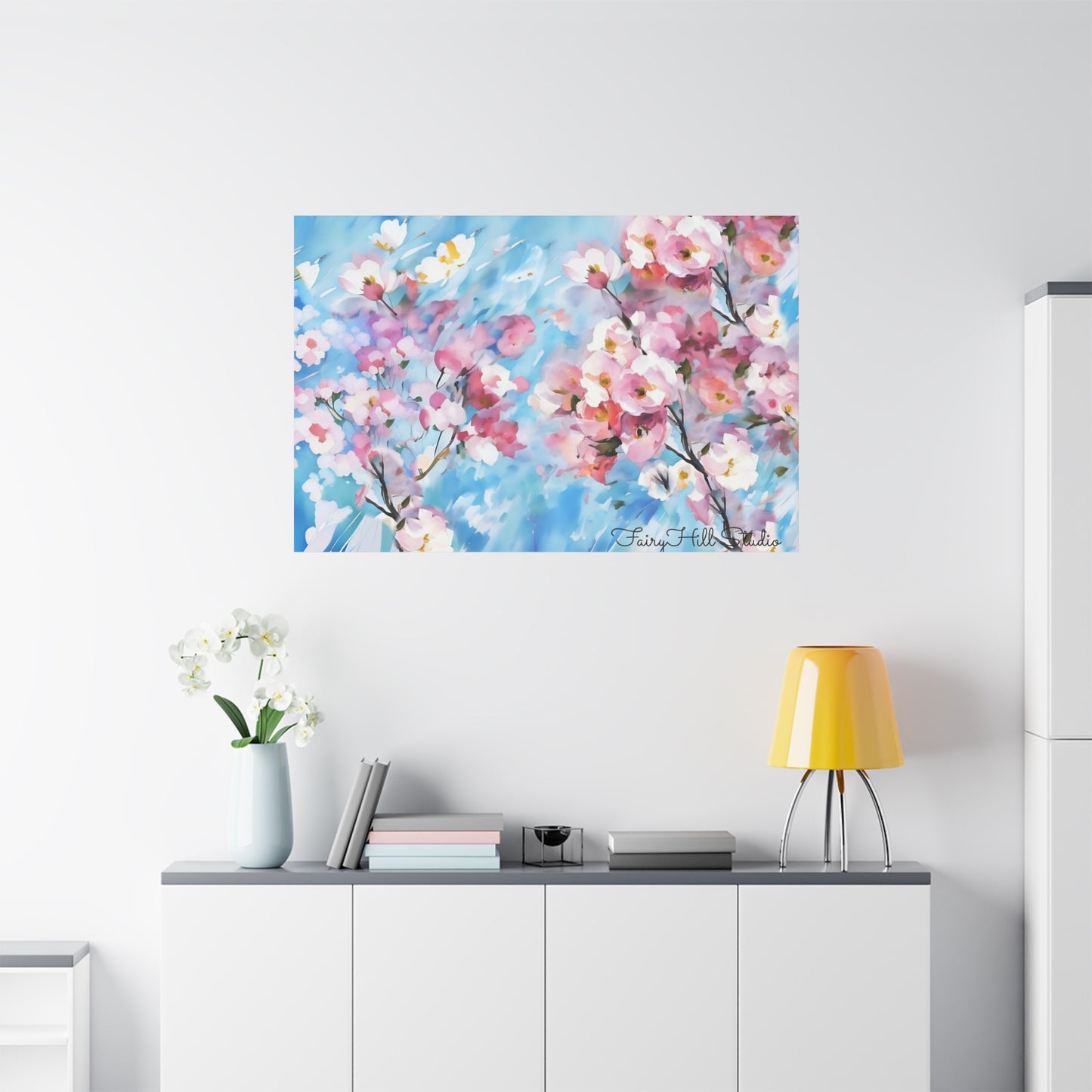 Canvas Wall Art - Floral Cherry Blossom