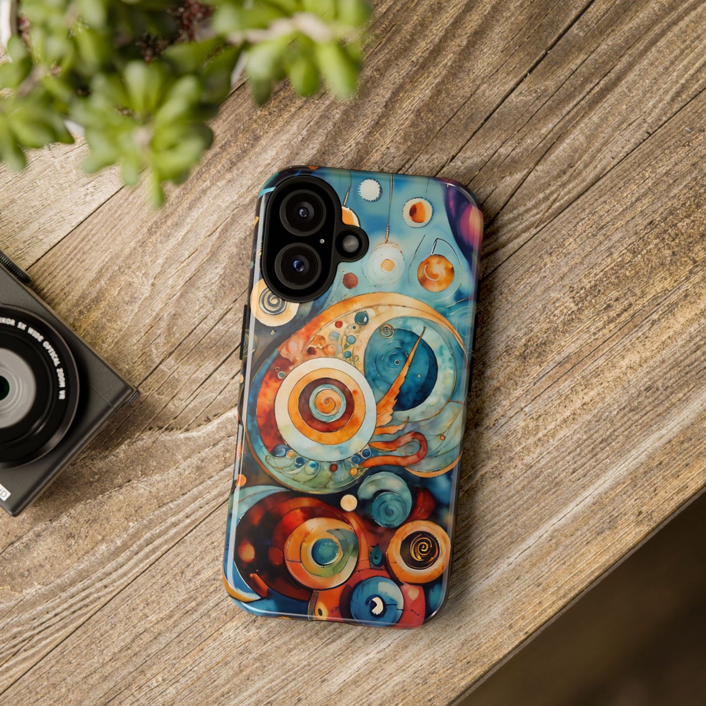 Phone Cases - Beautiful Abstract Circular Art Design