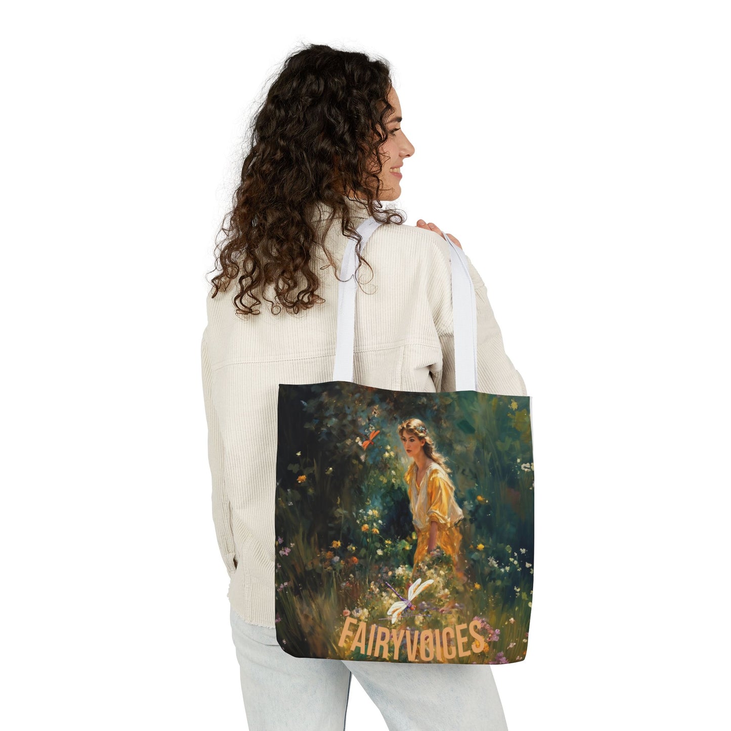 FAIRY VOICES - Canvas Tote Bag - Perfect for Beach Days, Eco-Friendly Shopping, and Summer Fun!
