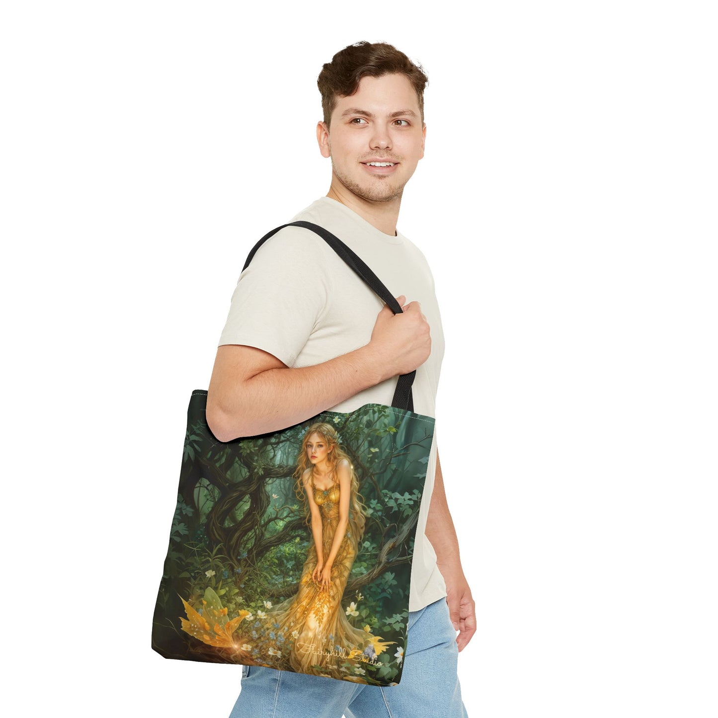Fairy Forest Tote Bag - Mid-Summer's Eve Art by Fairyhill Studio