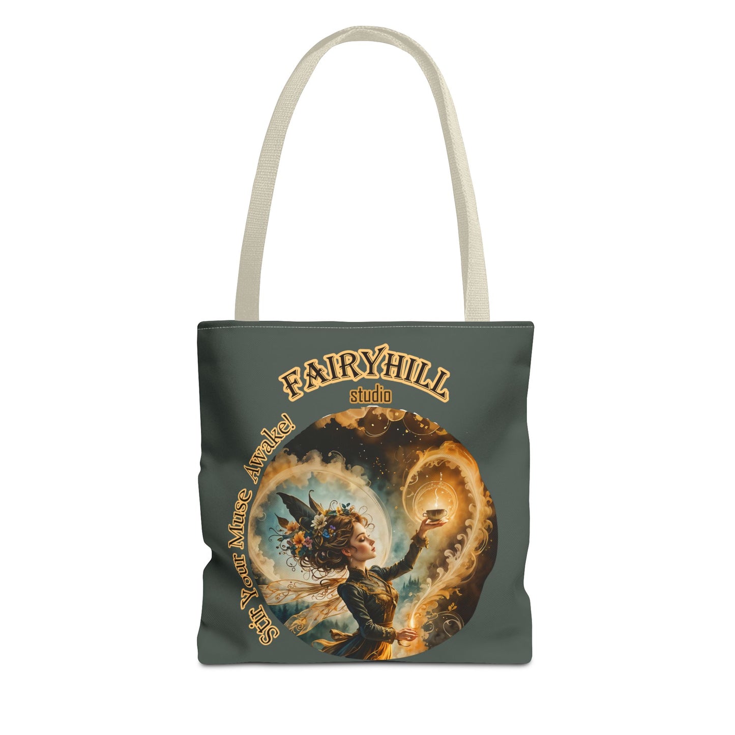 Fairy Tote Bag Embrace your Muse Art Coffee Lover Gift