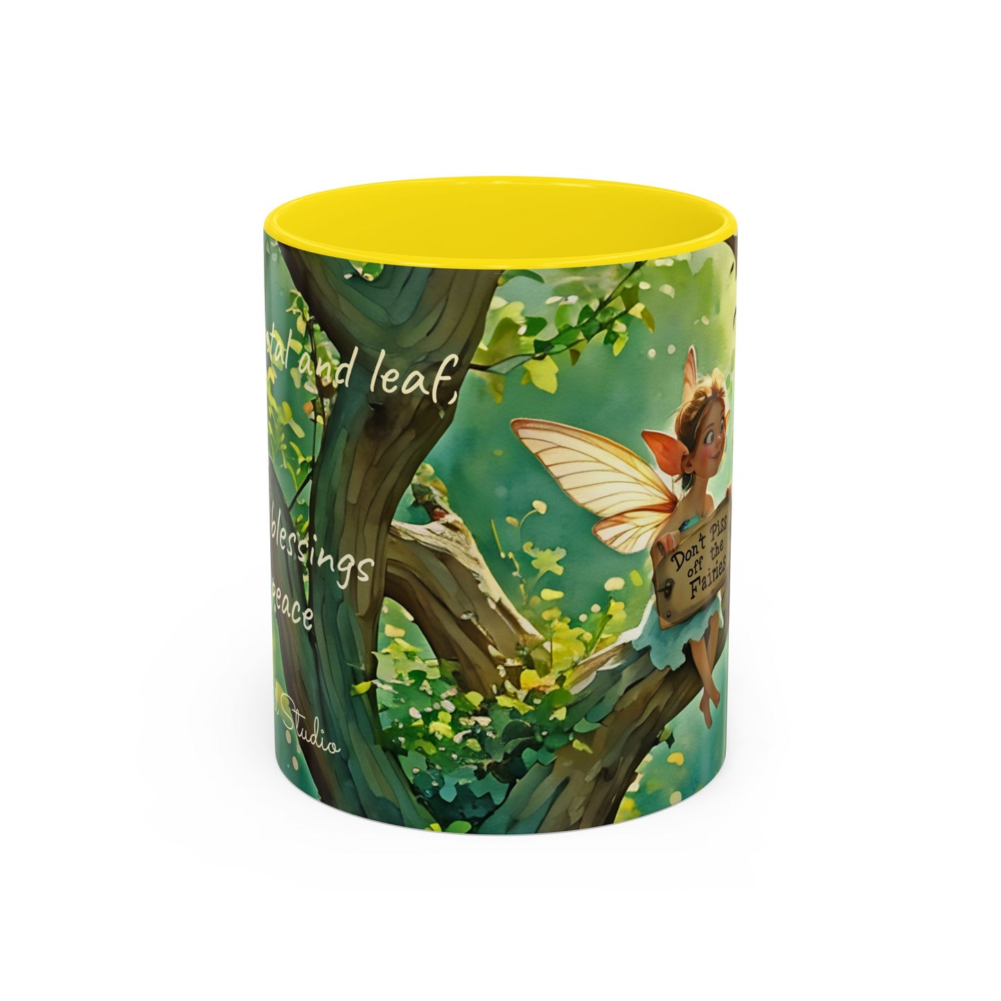 Garden fairy-Themed Coffee Mug - 11 & 15oz Accent Mug for Fairy Lovers