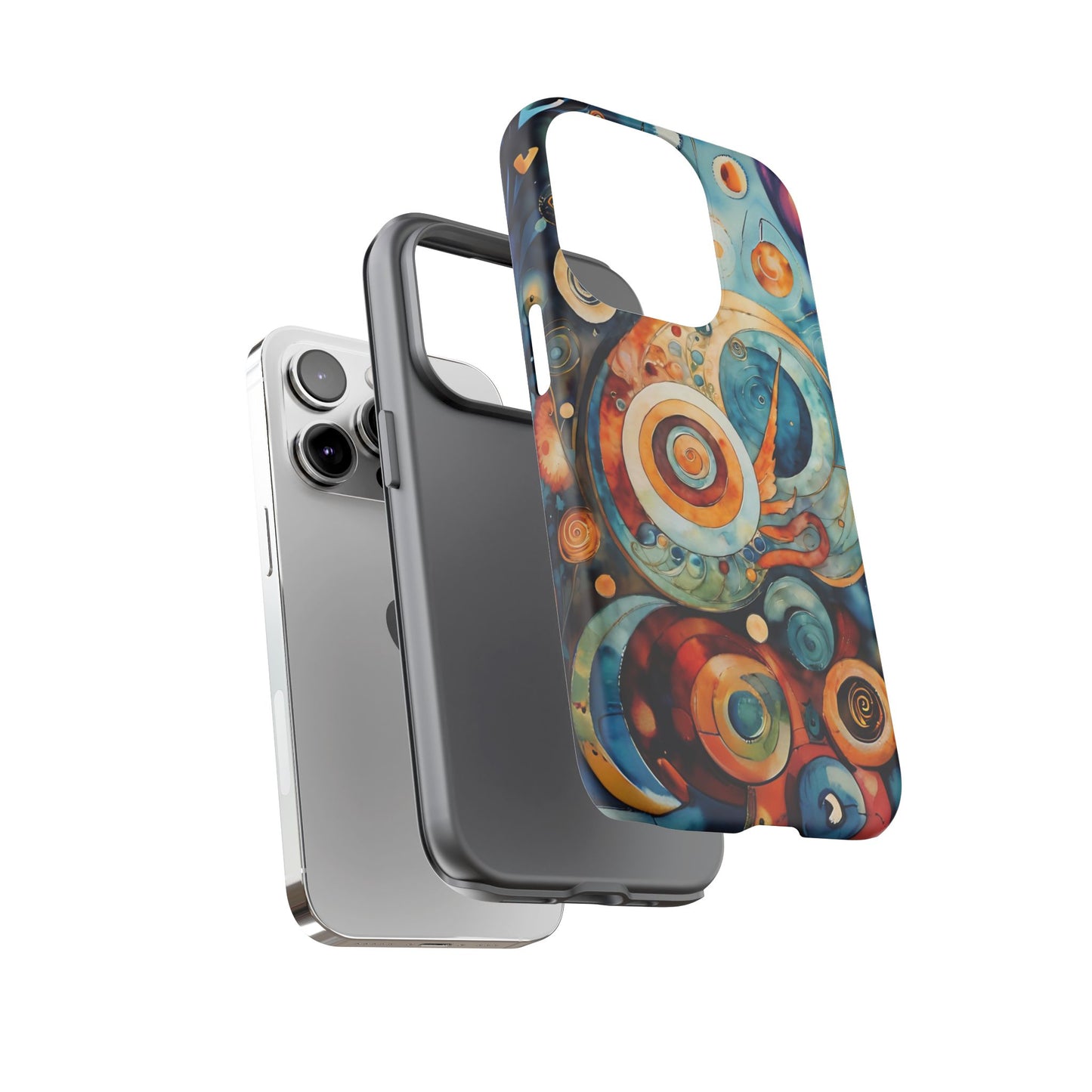 Phone Cases - Beautiful Abstract Circular Art Design