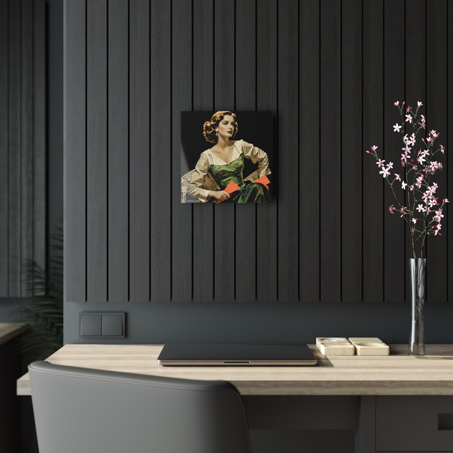 FairyHill Studio Vintage Hollywood Movie Star Inspirational  Art Acrylic Print -