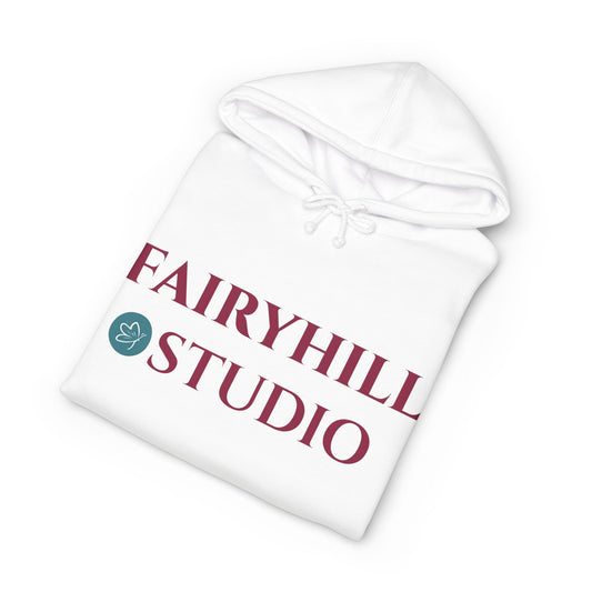 Fairyhill Studio Hoodie — Minimal Logo Pullover for Creatives