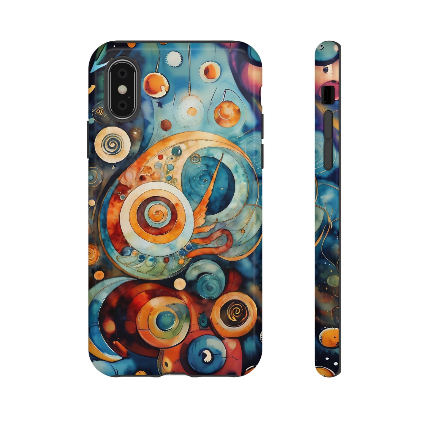Phone Cases - Beautiful Abstract Circular Art Design
