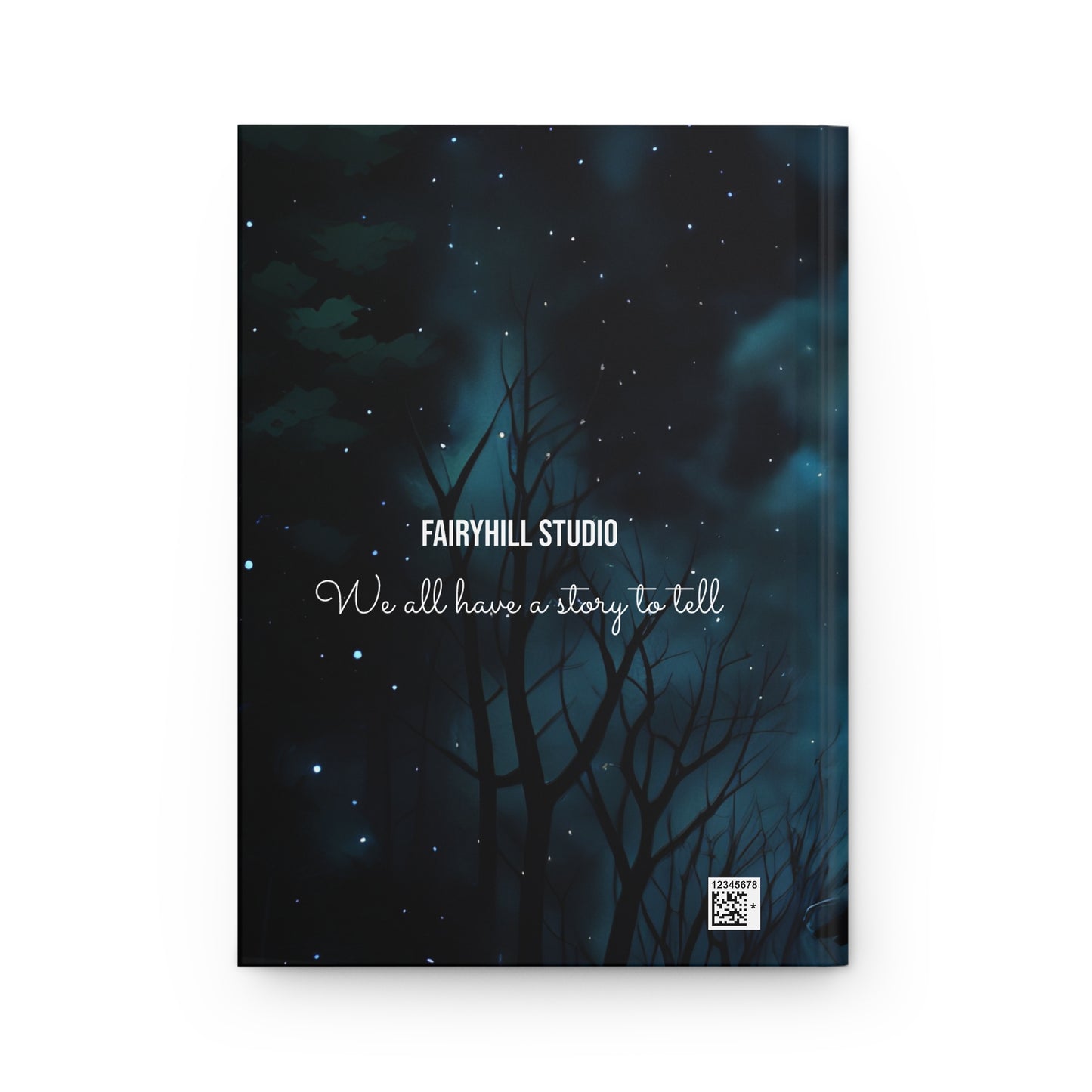 Hardcover Journal Raven and the Moon Art Matte