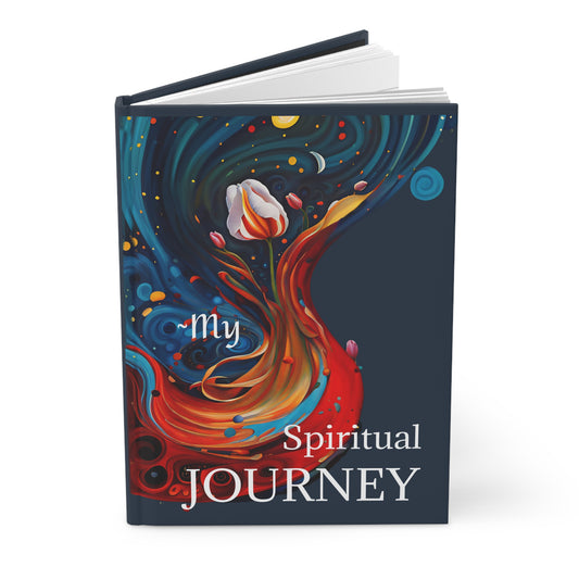 Rumi Spiritual "Your heart knows the way. Run in that direction."Quote Hardcover Journal Art by Fairyhill Studio