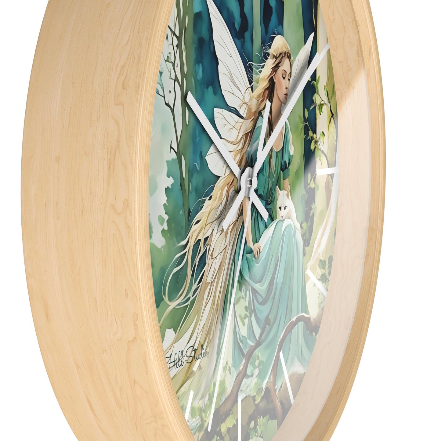 Enchanting Fairy/Angel Wall Clock, Home Decor, Gift for Fantasy Lovers, Unique Gift, Fairy Tale Decor, Woodland Theme