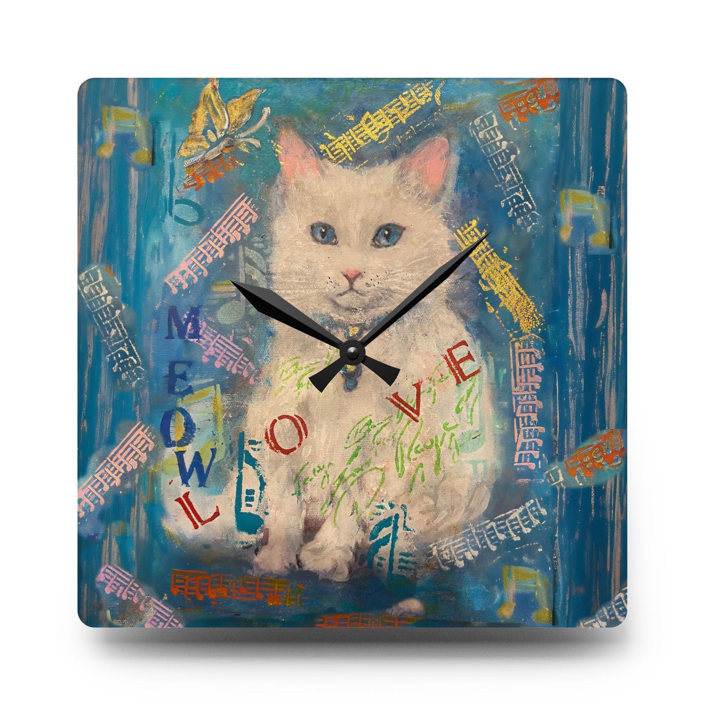 Cat Wall Clock