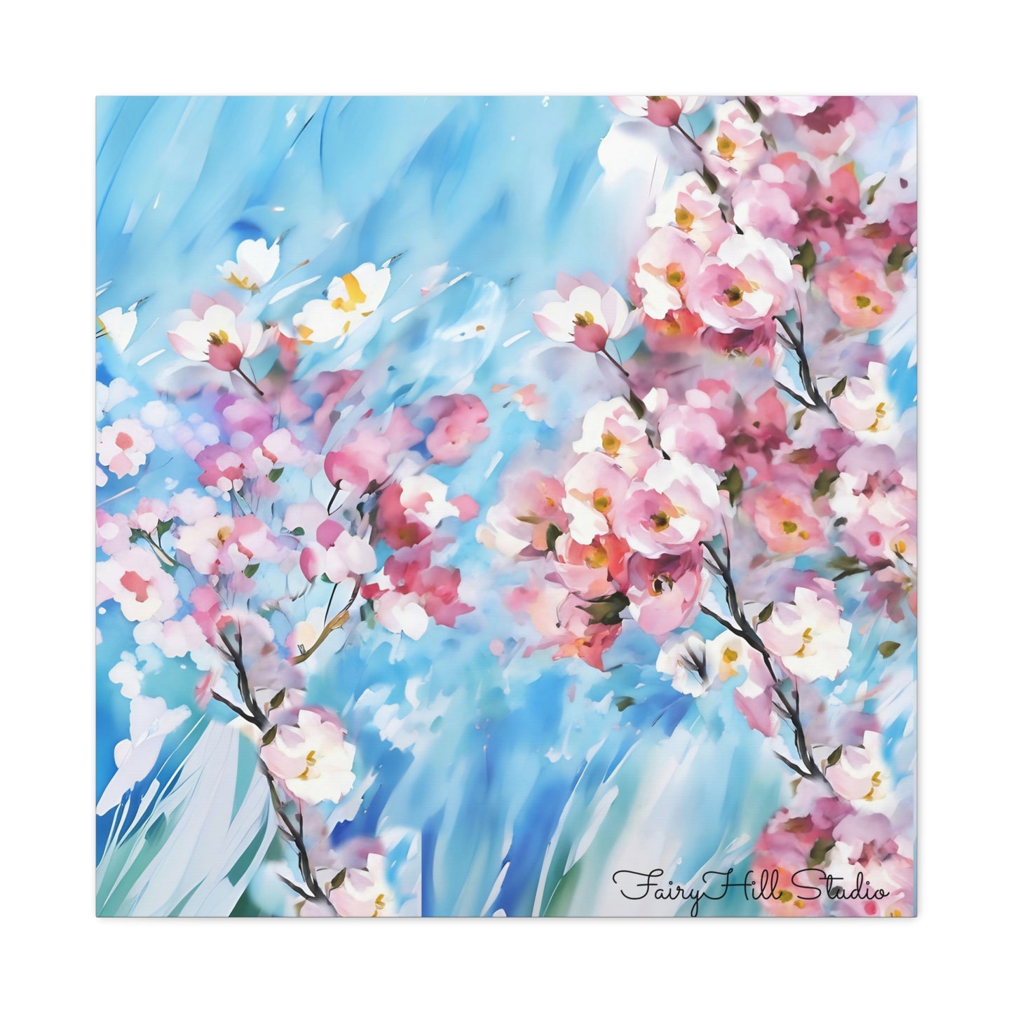 Canvas Wall Art - Floral Cherry Blossom