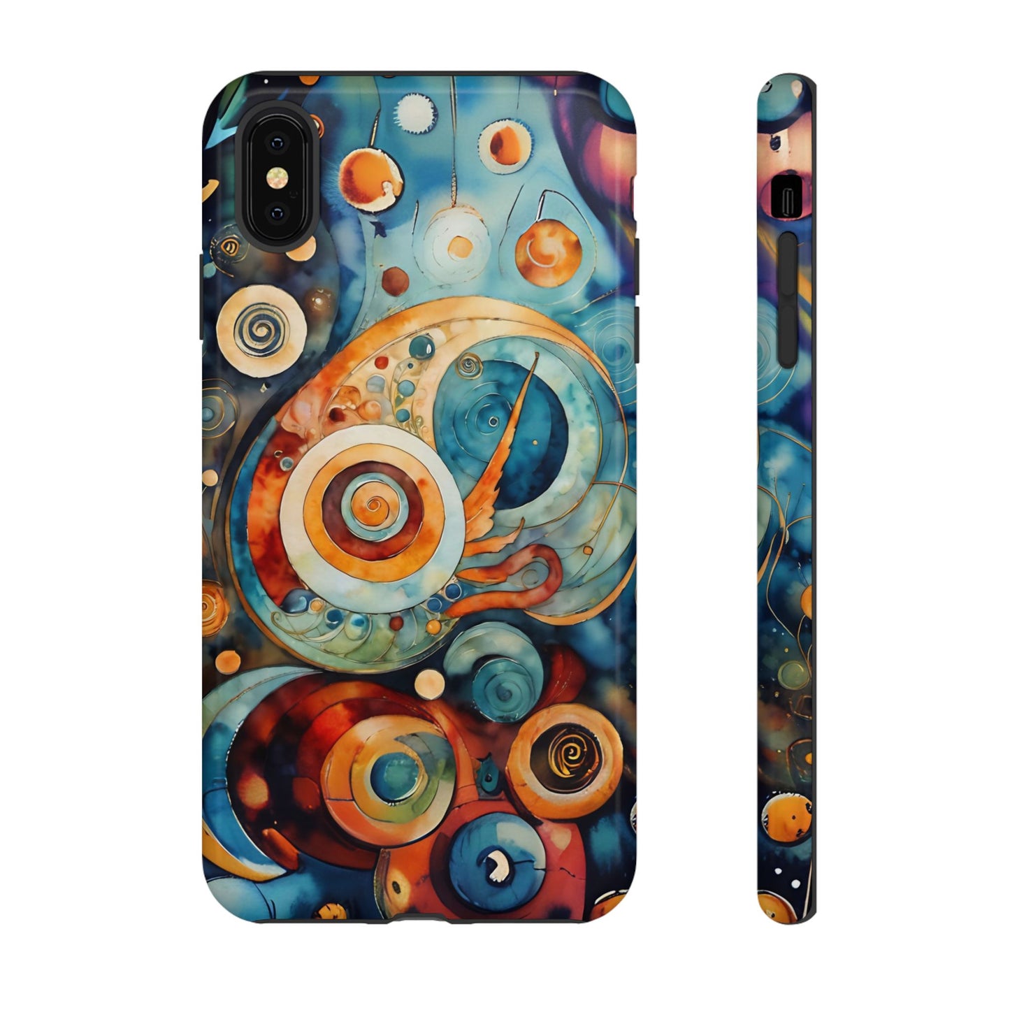 Phone Cases - Beautiful Abstract Circular Art Design