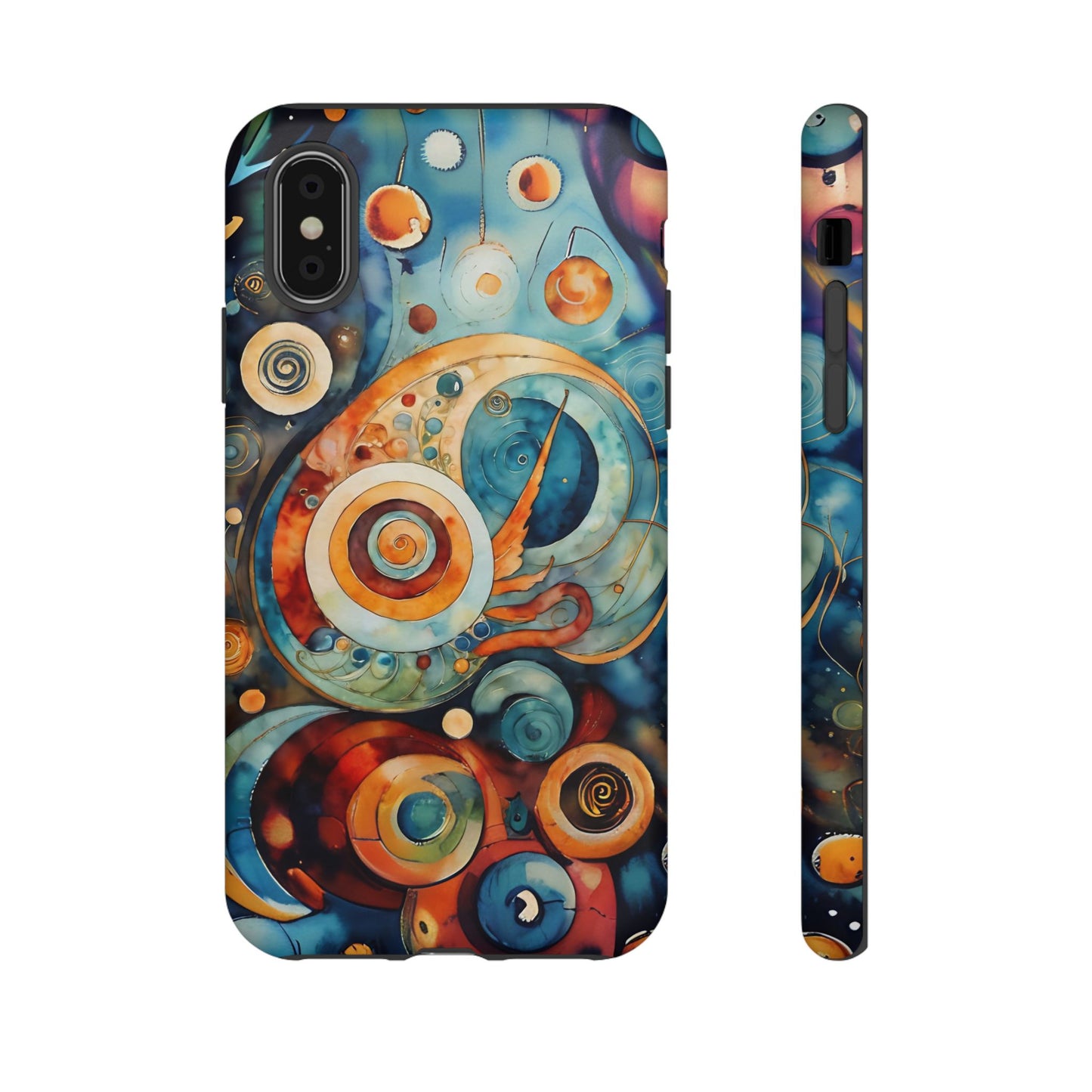 Phone Cases - Beautiful Abstract Circular Art Design