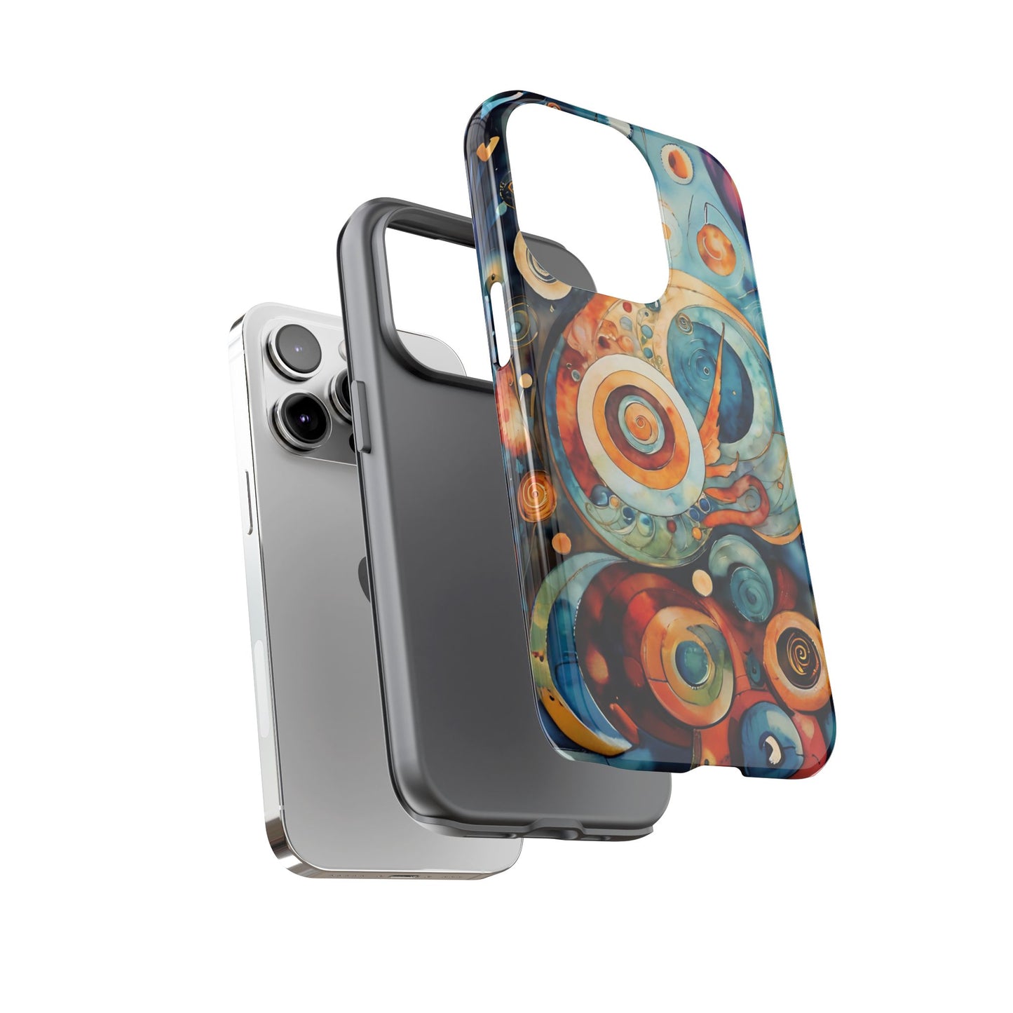 Phone Cases - Beautiful Abstract Circular Art Design