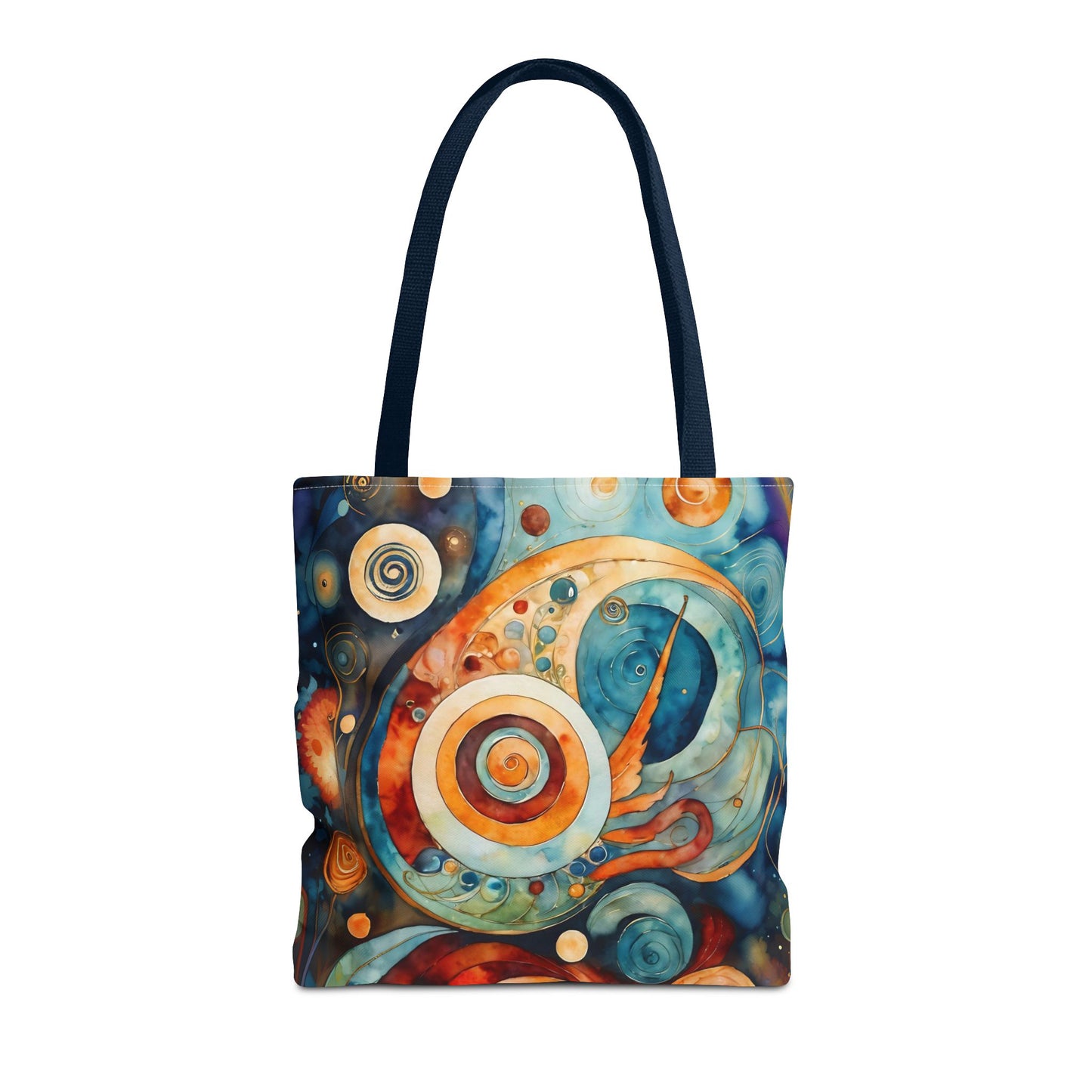 Colorful Circle Canvas  Art Tote Bag