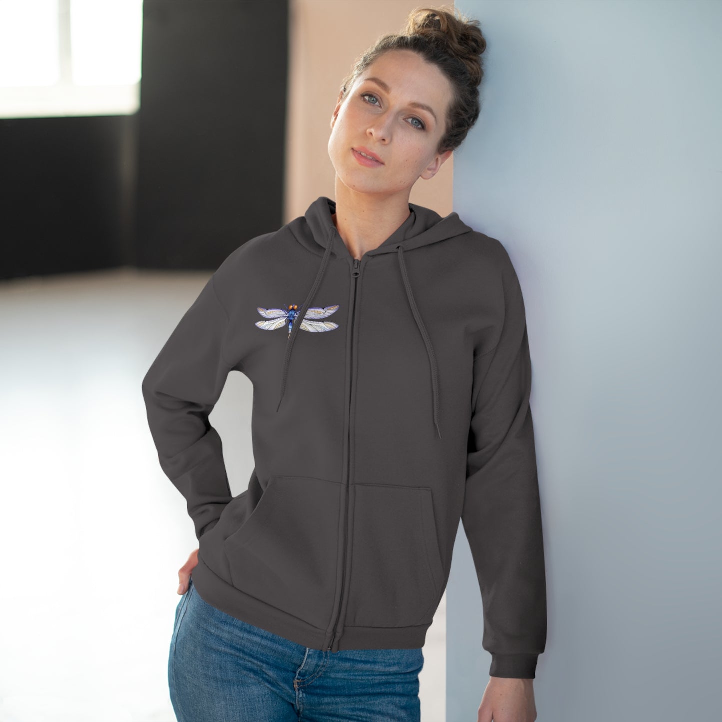Unisex Hooded Zip Sweatshirt