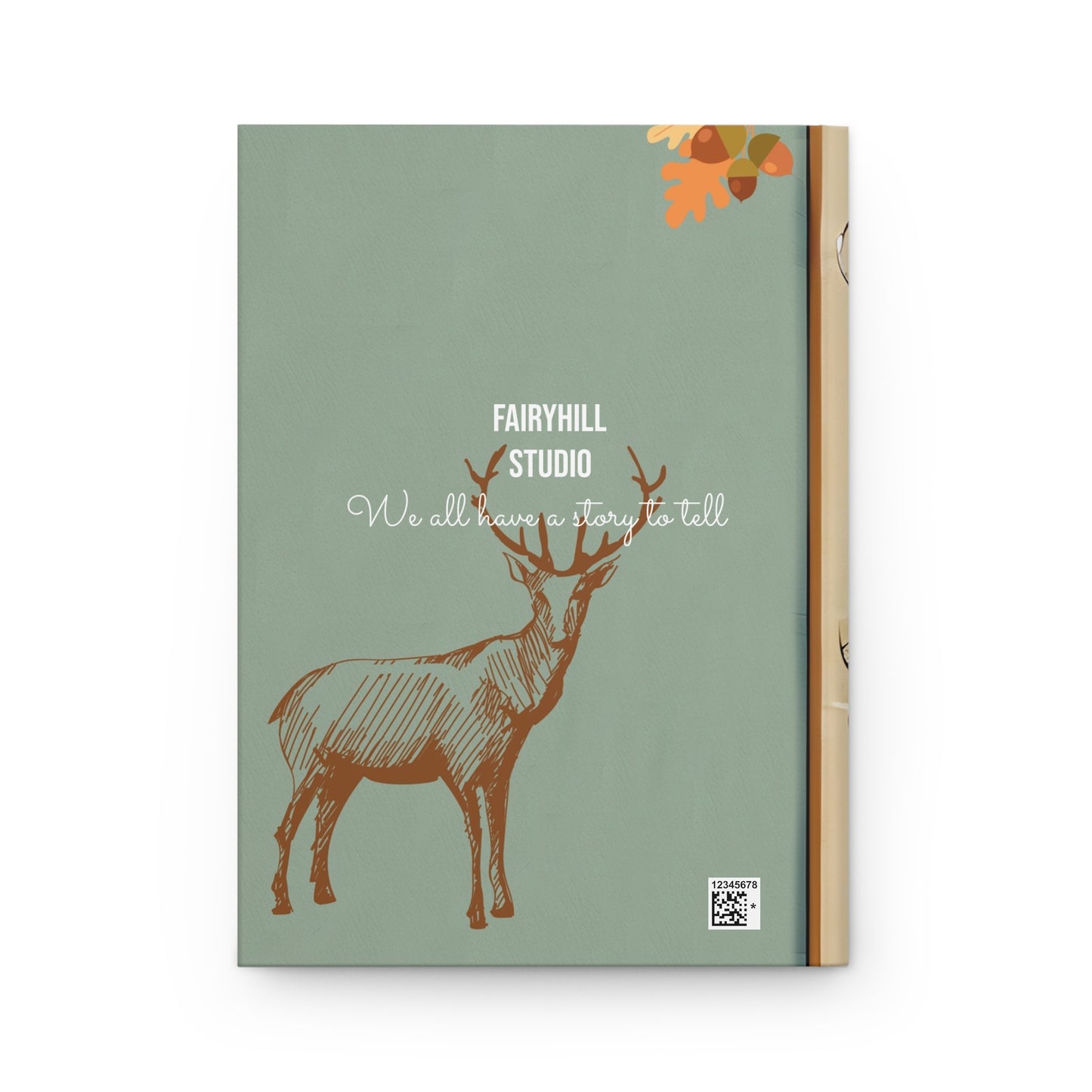 Hardcover Journal welcoming Autumn with deers