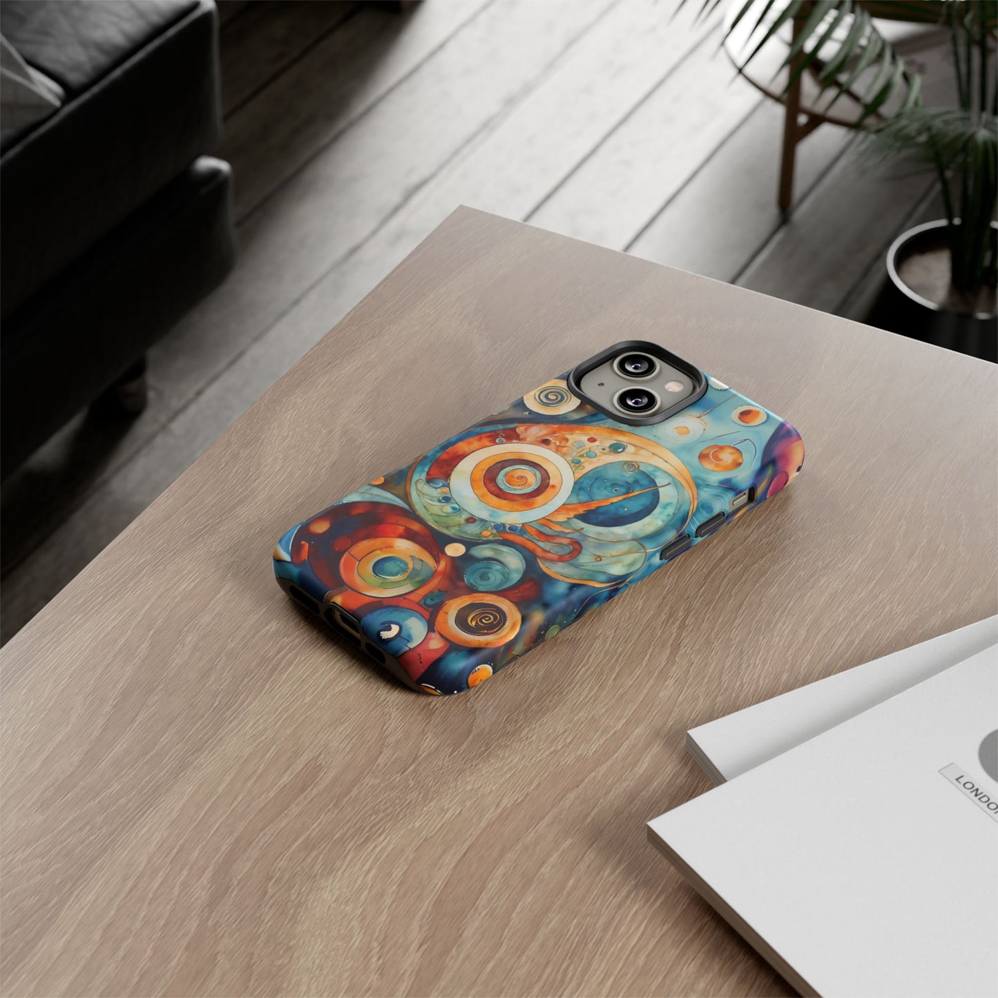 Phone Cases - Beautiful Abstract Circular Art Design
