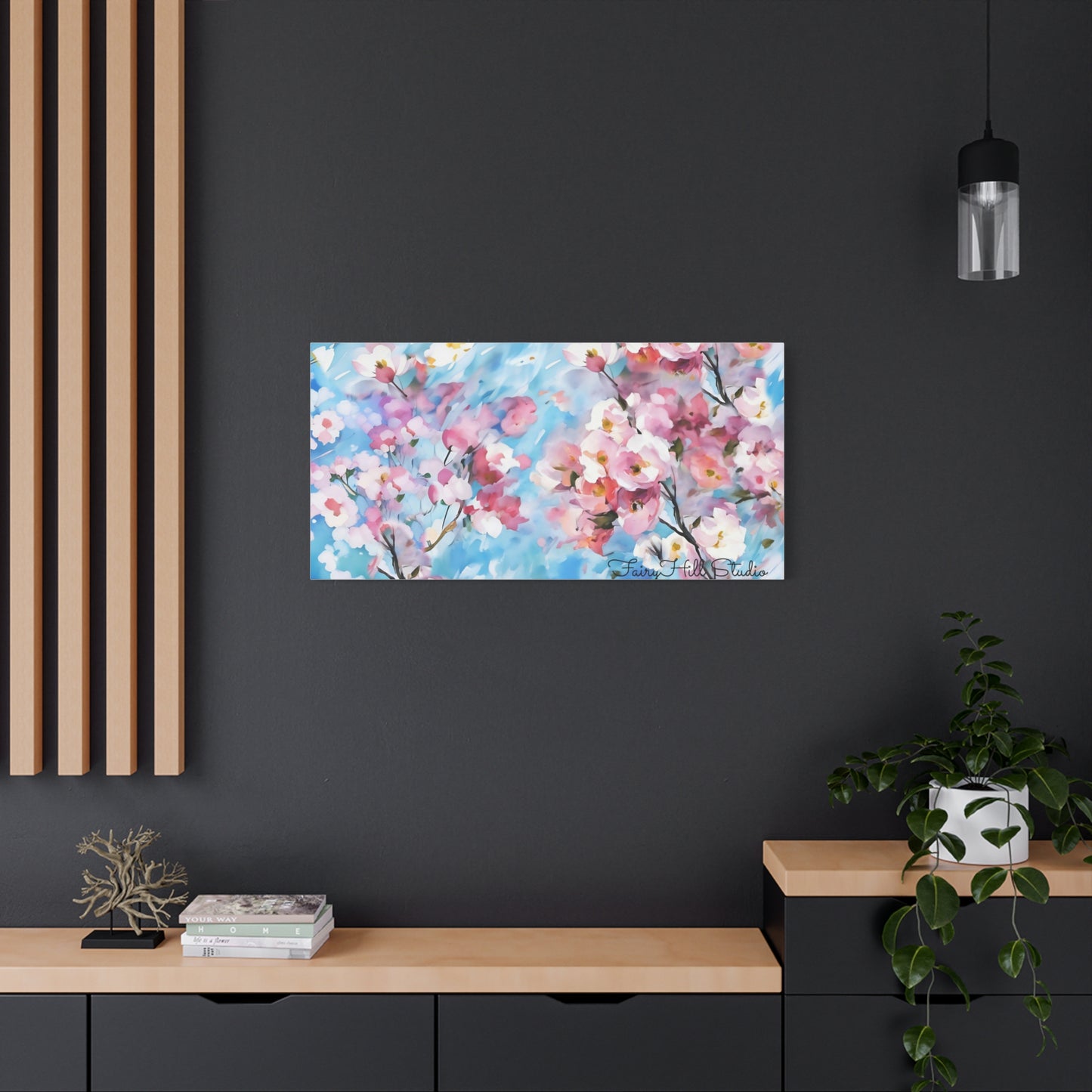 Canvas Wall Art - Floral Cherry Blossom