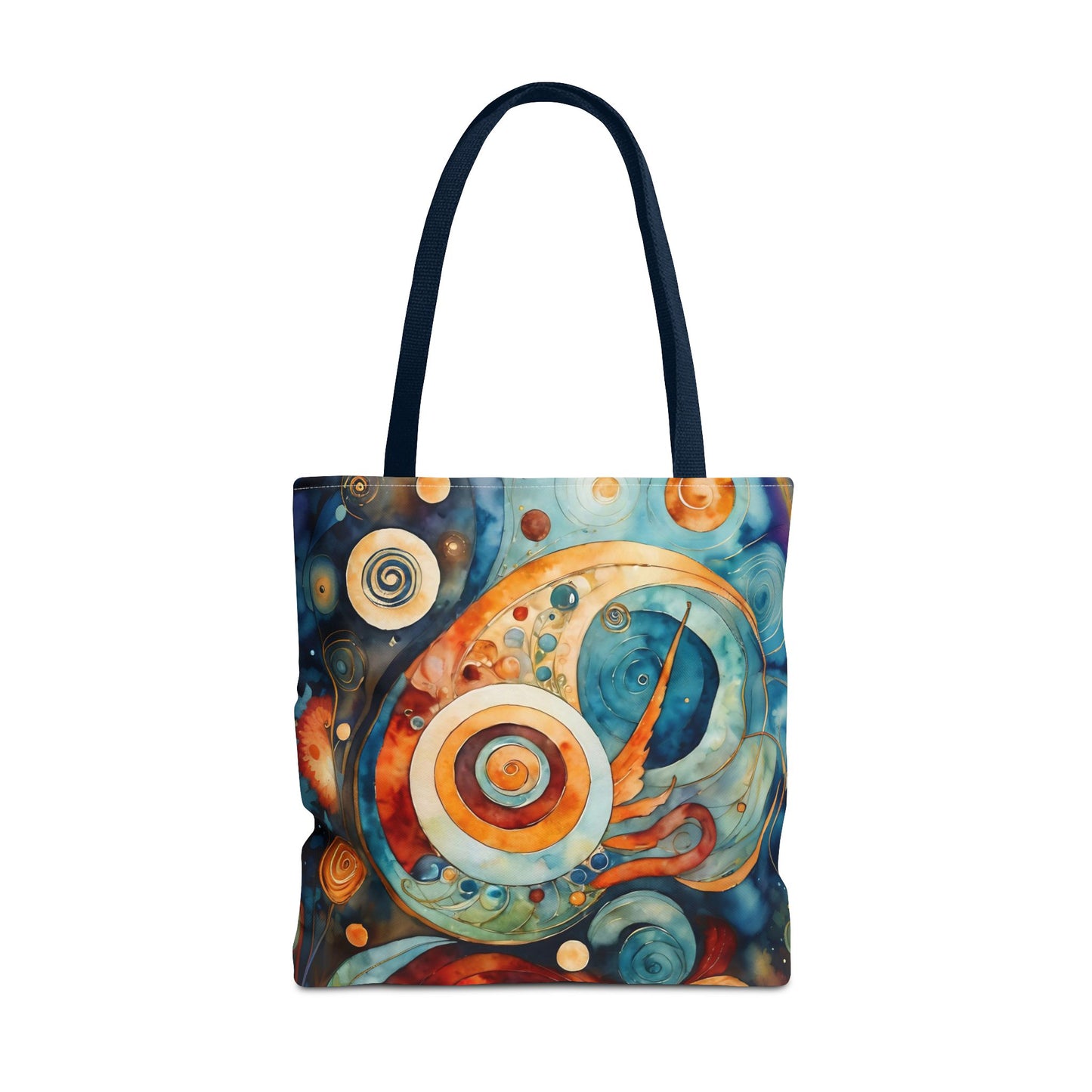 Colorful Circle Canvas  Art Tote Bag