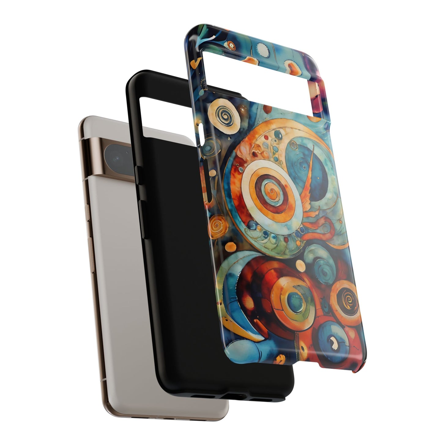 Phone Cases - Beautiful Abstract Circular Art Design