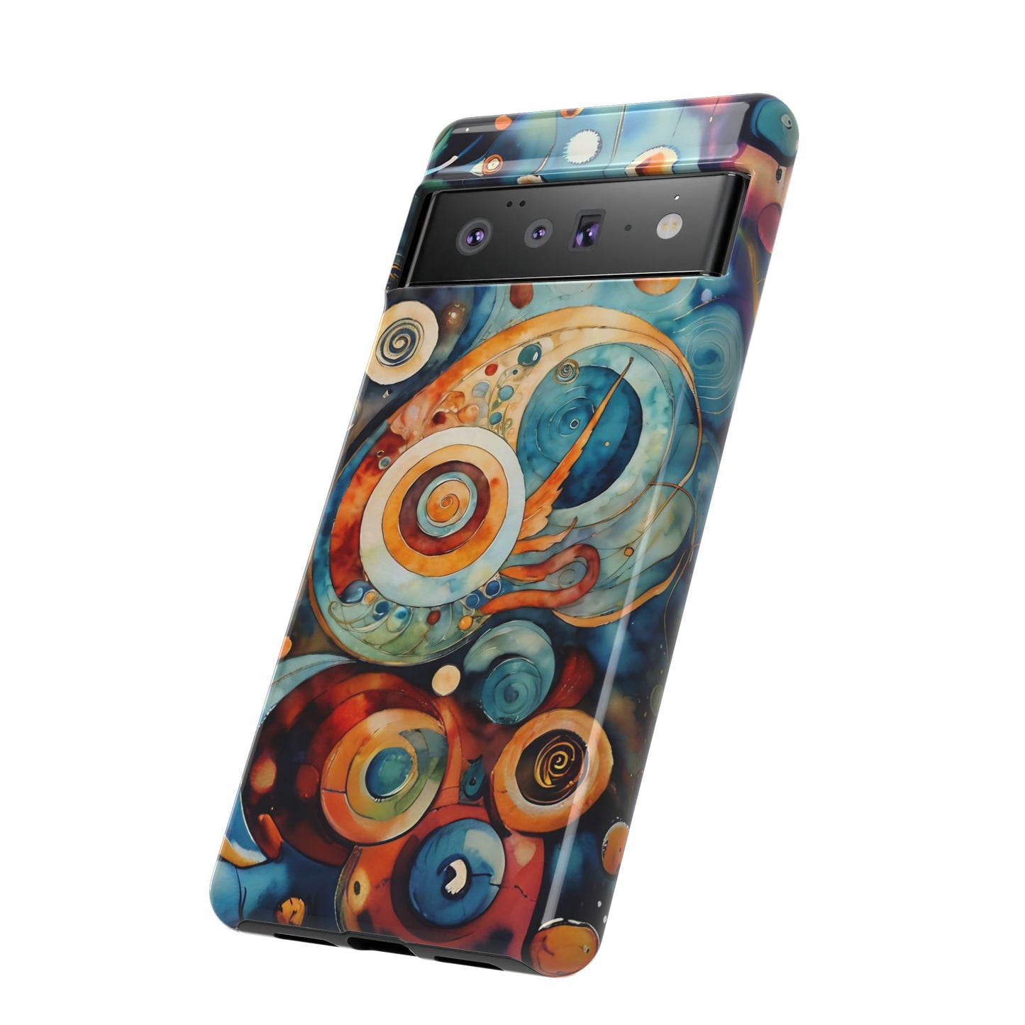 Phone Cases - Beautiful Abstract Circular Art Design