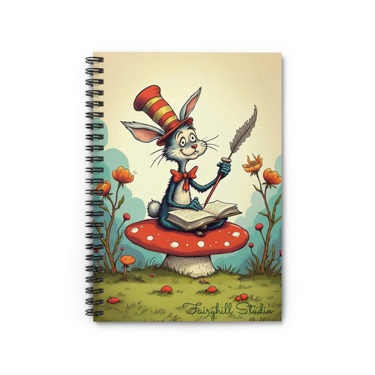 Whimsical Fairy Tale Spiral Notebook - Ruled Line, Cute Rabbit Design, Perfect for Journaling, Gift for Kids, Back to School, Nature [...]