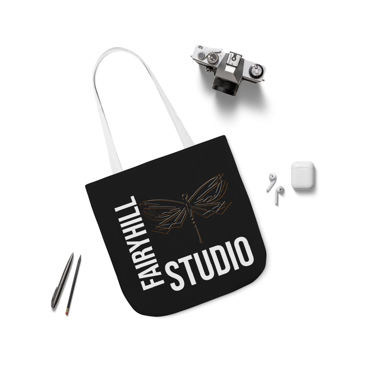 FairyHill Studio  Canvas Tote Bag - Perfect for Beach Days, Eco-Friendly Shopping, and Summer Fun!
