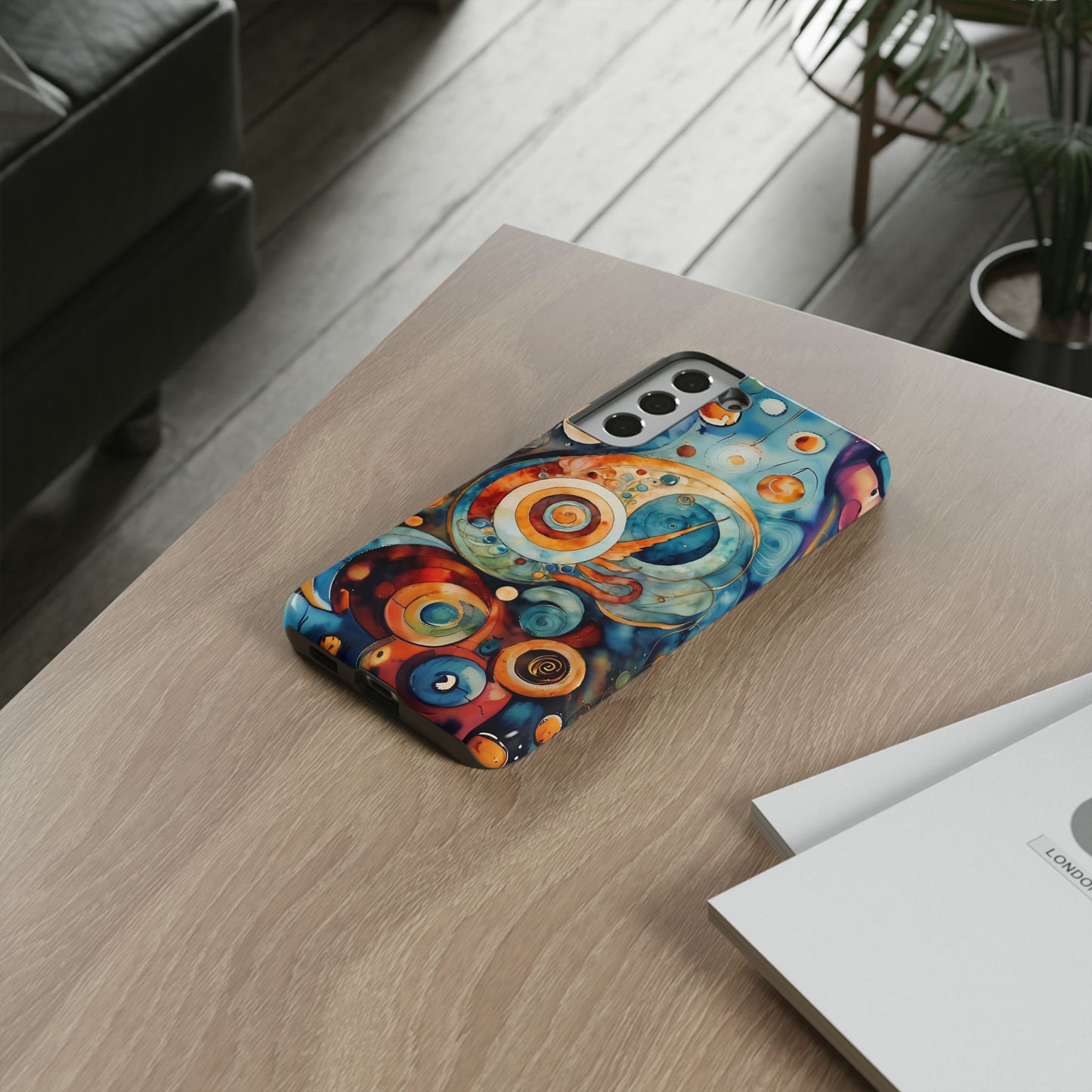 Phone Cases - Beautiful Abstract Circular Art Design
