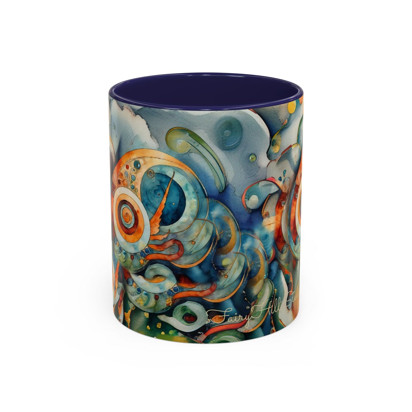 Whimsical Ocean-Themed Coffee Mug - 11 & 15oz Accent Mug for Sea Lovers