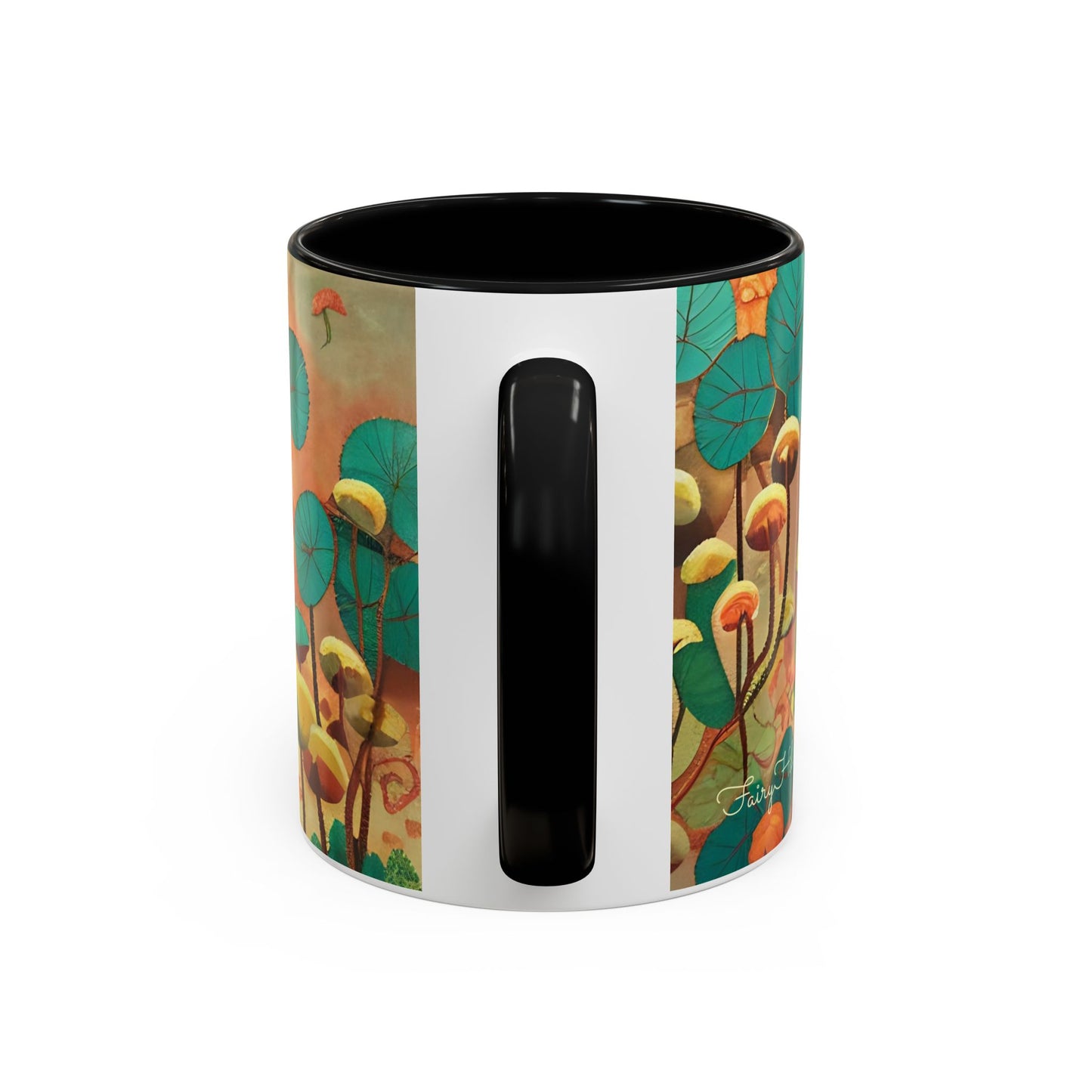 Mushroom Fairy Art-Themed Coffee Mug - 11 & 15oz Accent Mug for Musroom  Fsiry Lovers