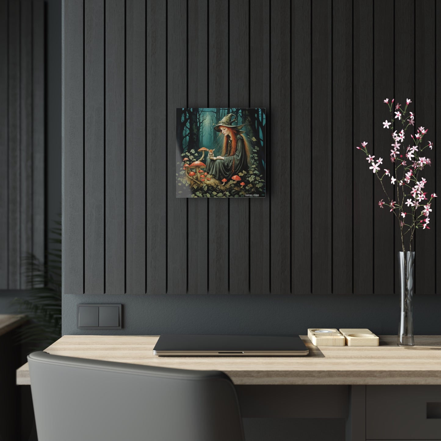 FairyHill Studio Forest Witch Art Acrylic Print -