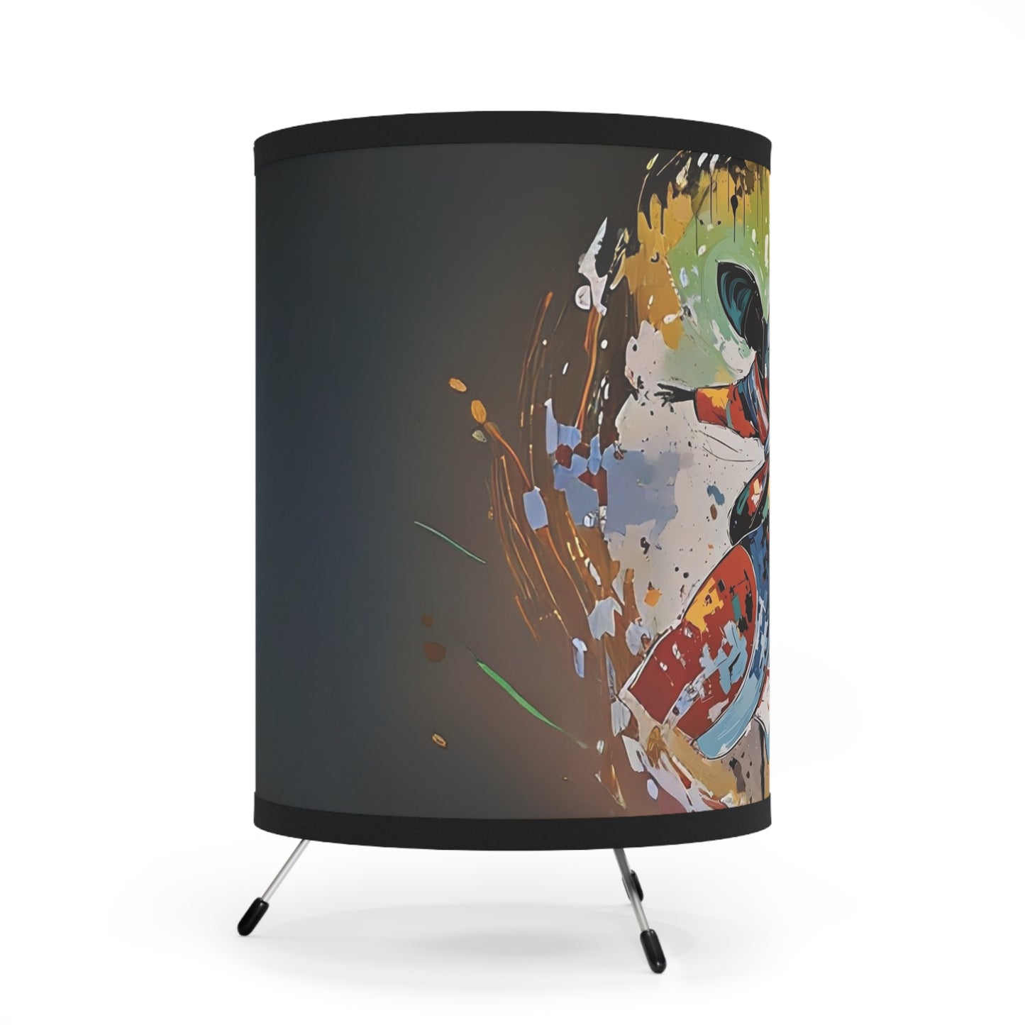 Tripod Lamp - Rumi Quote Home Decor Art