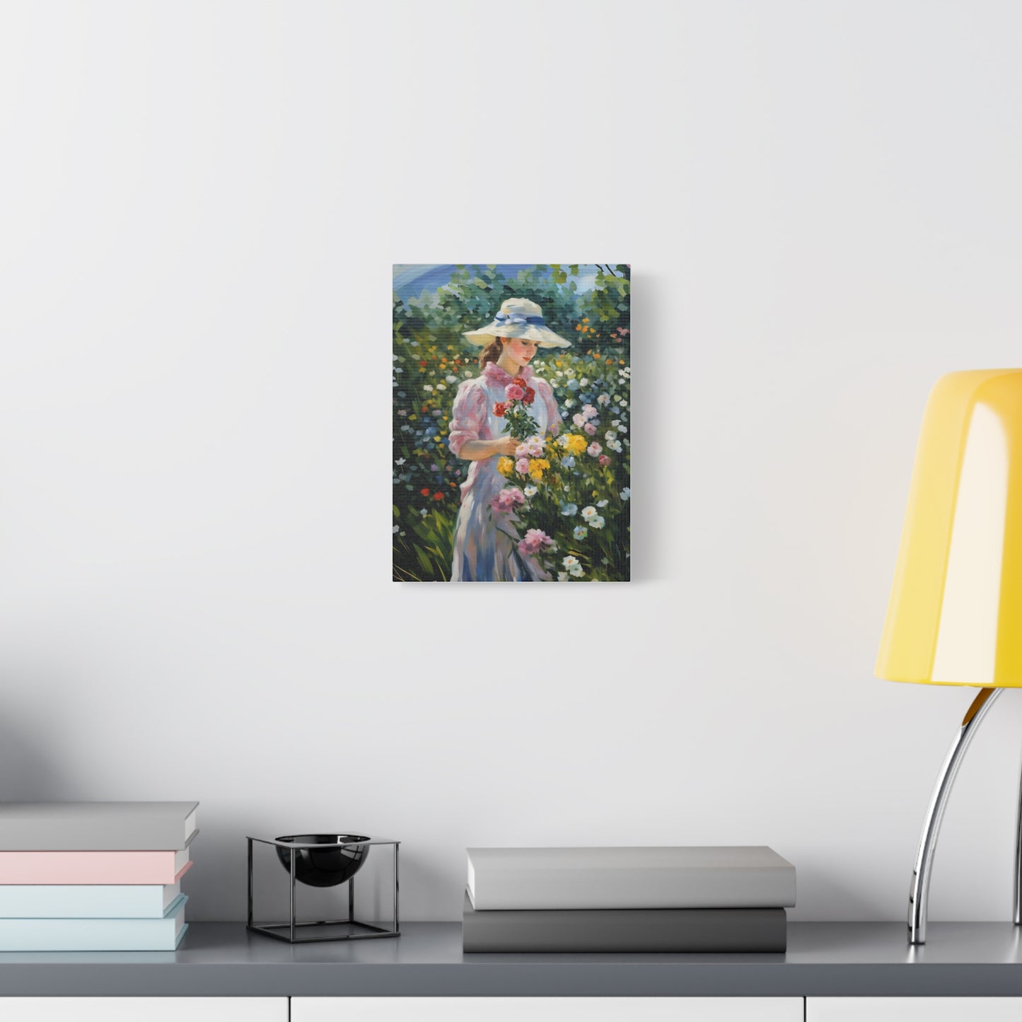 Floral Serenity Canvas Art - Stretched Matte 1.25"