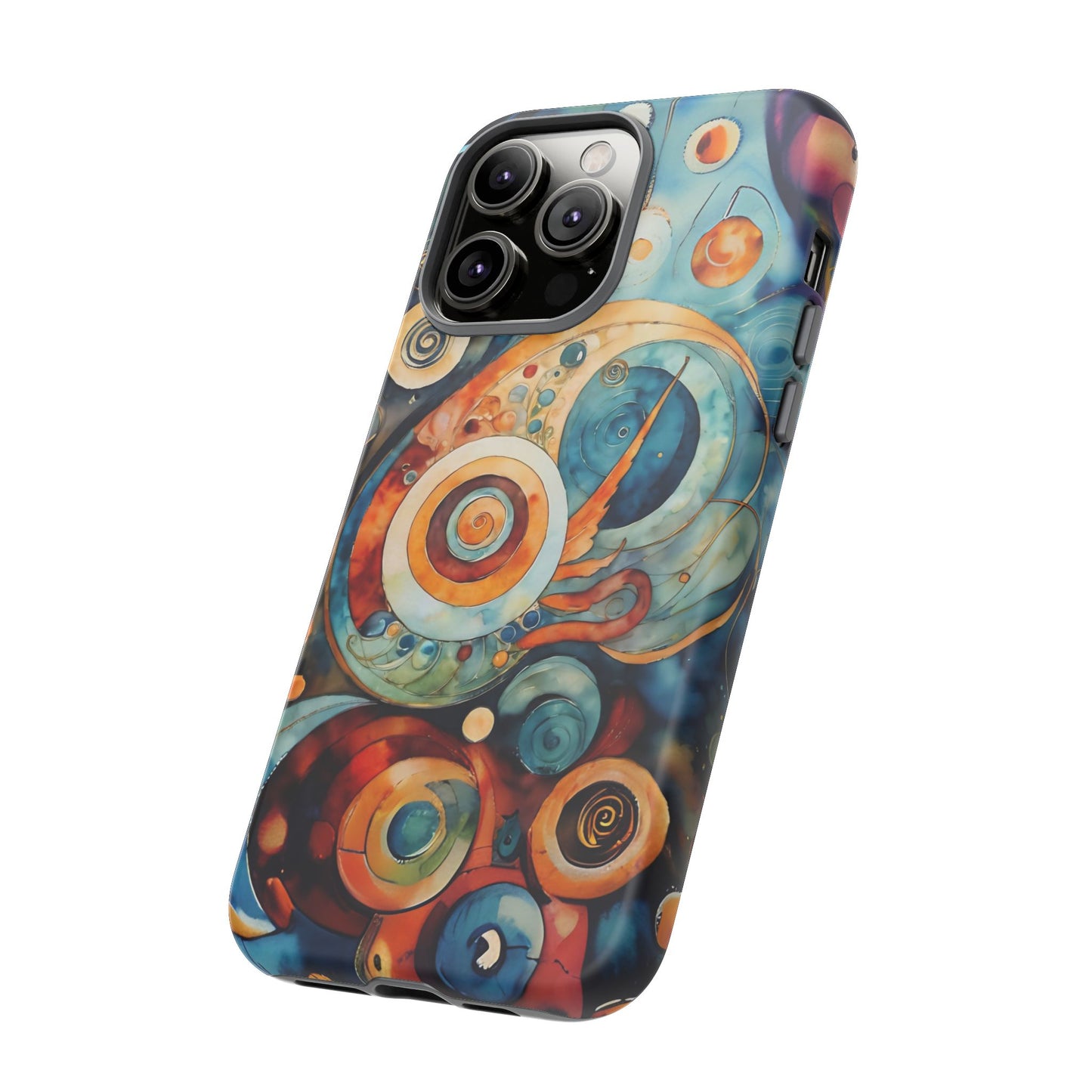Phone Cases - Beautiful Abstract Circular Art Design