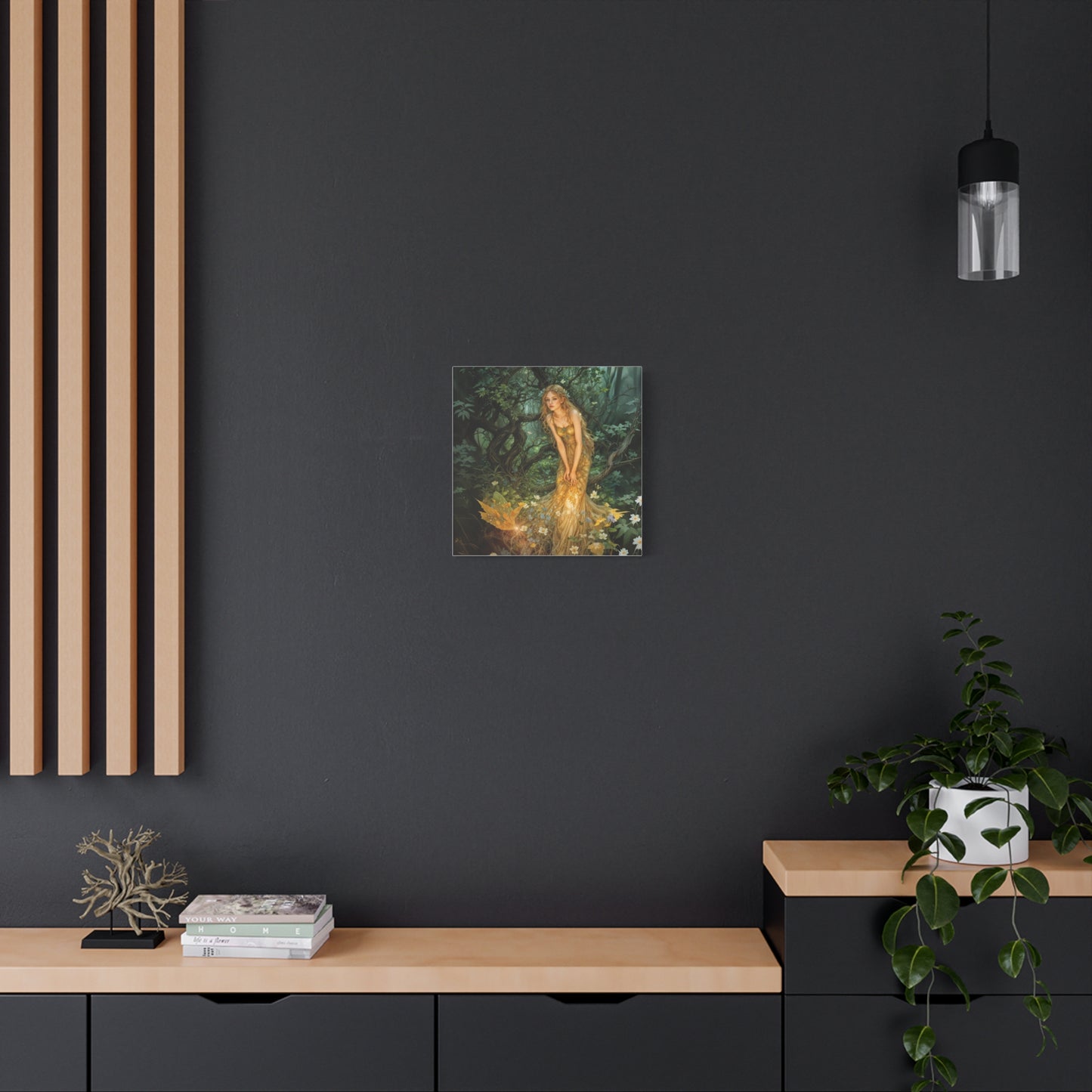 Canvas Print - Mid-Summer's Eve Fairy Forest Art by Fairyhill Studio