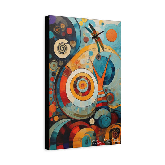 Abstract Colorful Circle Canvas Wall Art