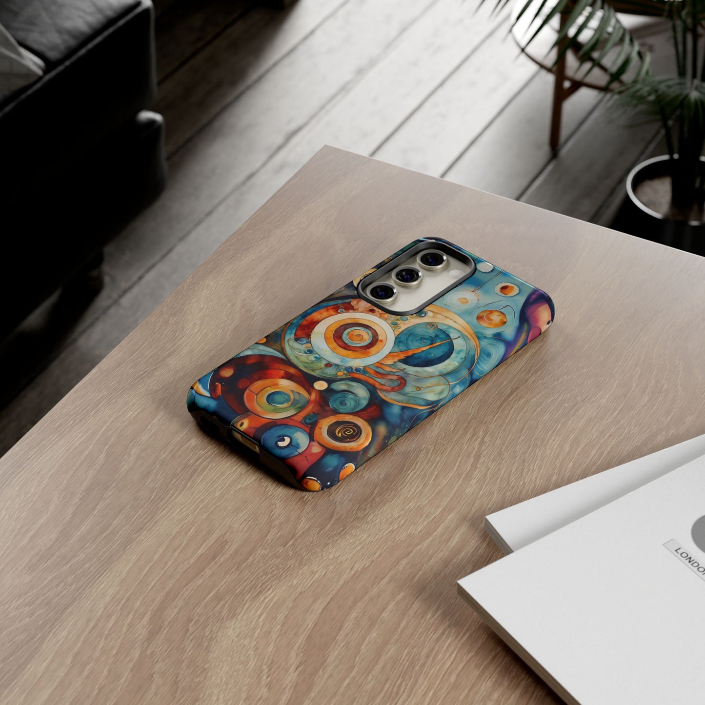 Phone Cases - Beautiful Abstract Circular Art Design