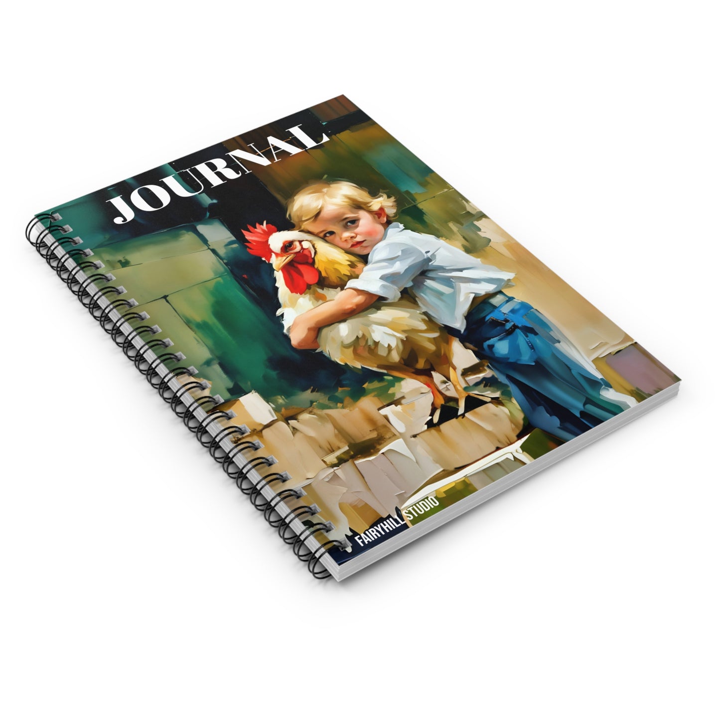 Spiral Notebook - My best Buddy The Rooster Art Design