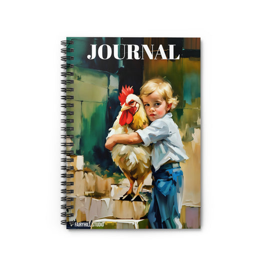 Spiral Notebook - My best Buddy The Rooster Art Design