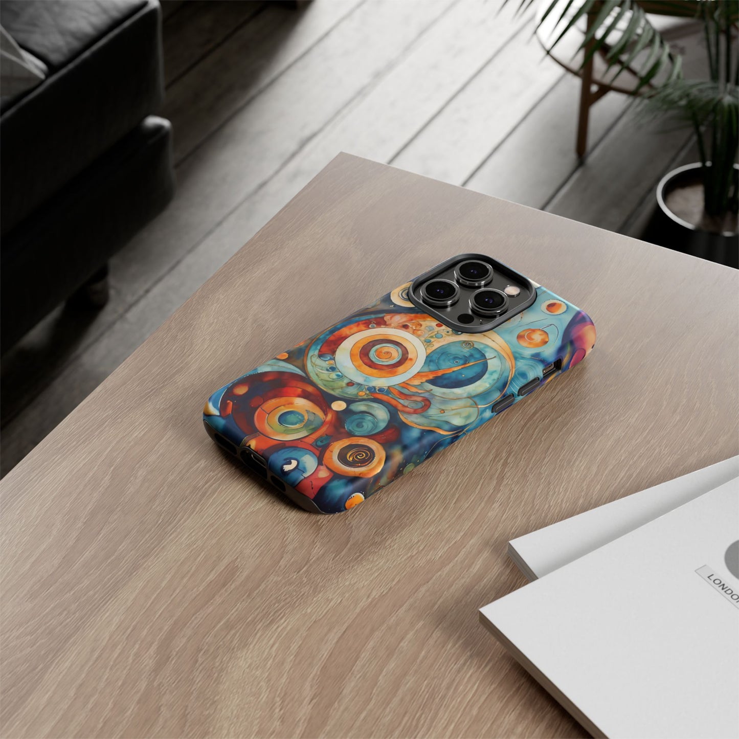 Phone Cases - Beautiful Abstract Circular Art Design