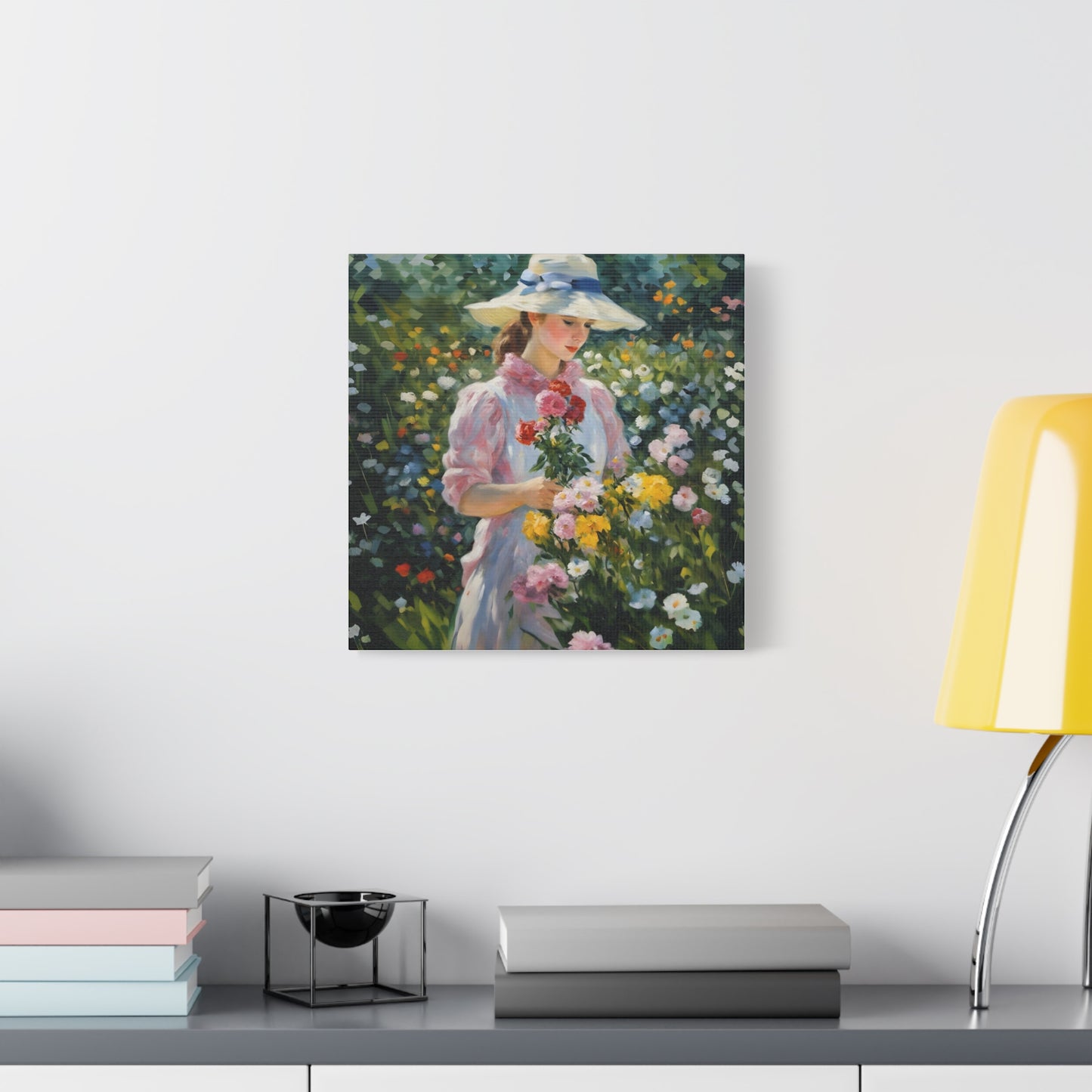 Floral Serenity Canvas Art - Stretched Matte 1.25"