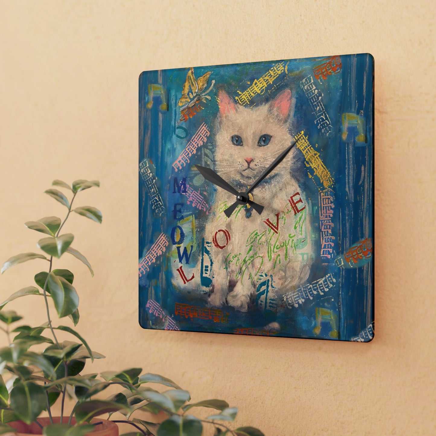 Cat Wall Clock