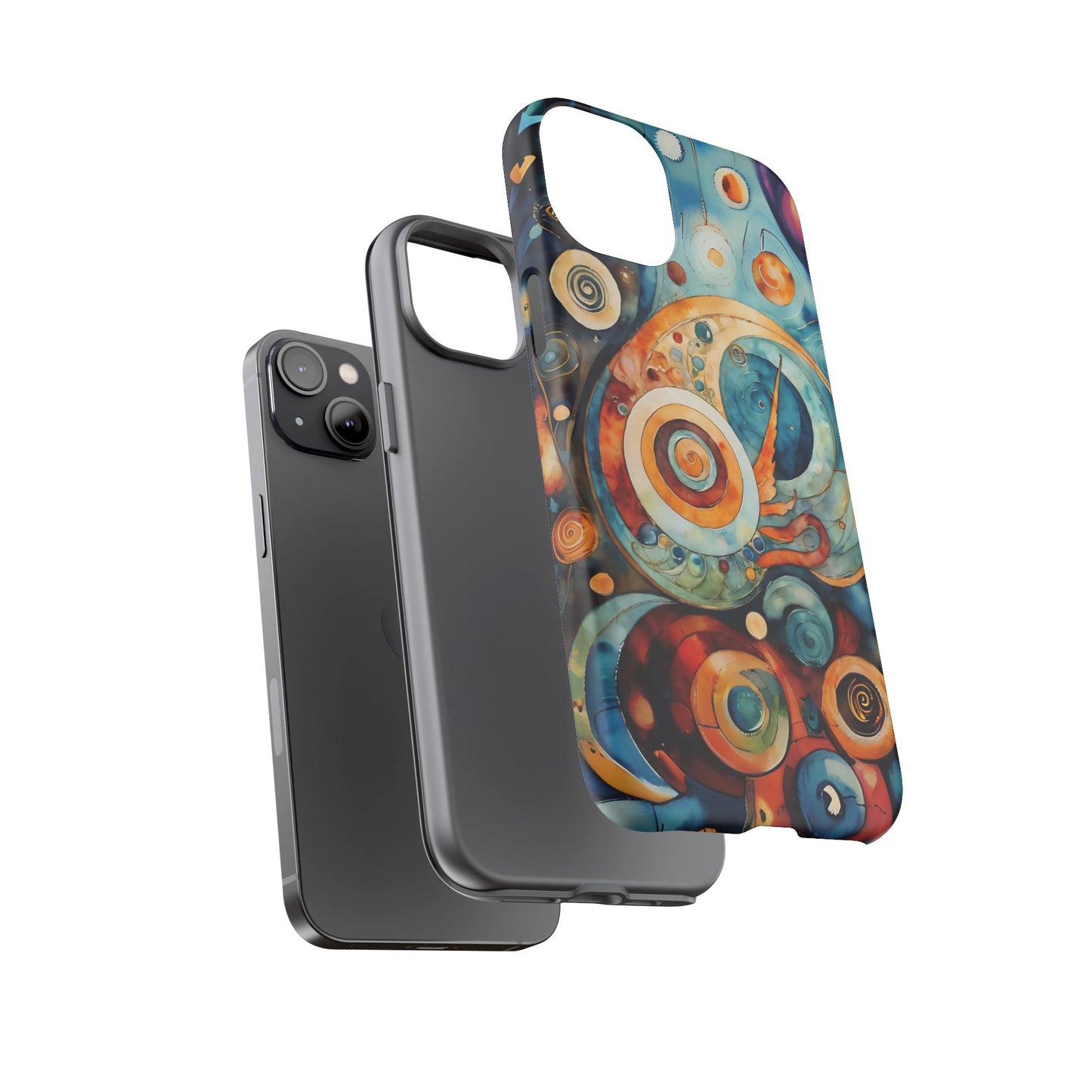Phone Cases - Beautiful Abstract Circular Art Design