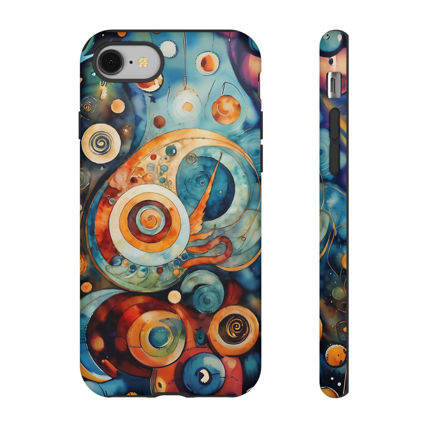 Phone Cases - Beautiful Abstract Circular Art Design
