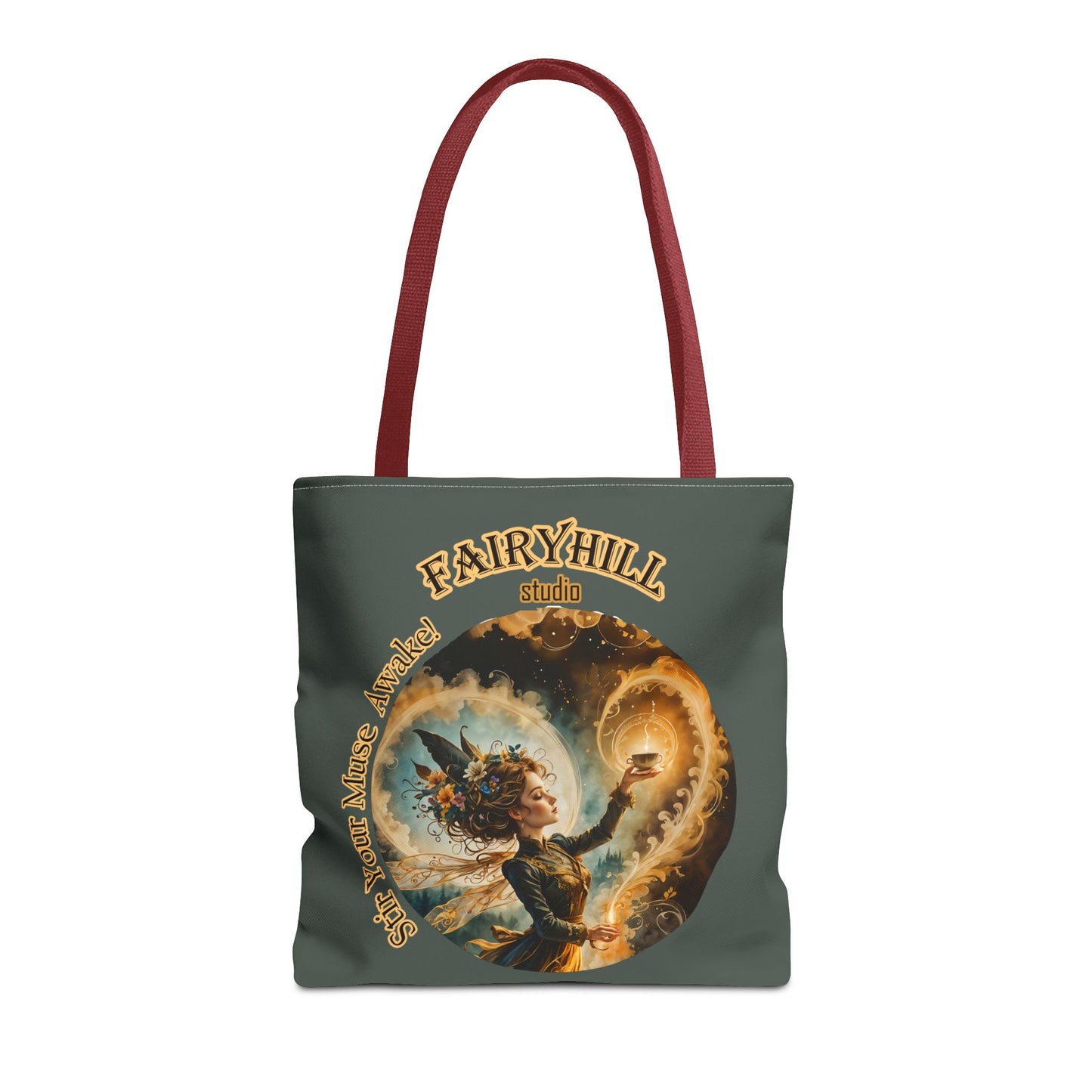 Fairy Tote Bag Embrace your Muse Art Coffee Lover Gift