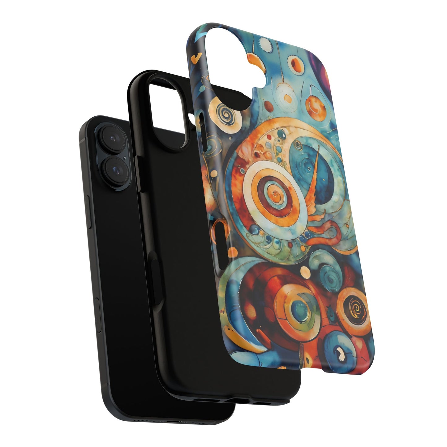 Phone Cases - Beautiful Abstract Circular Art Design